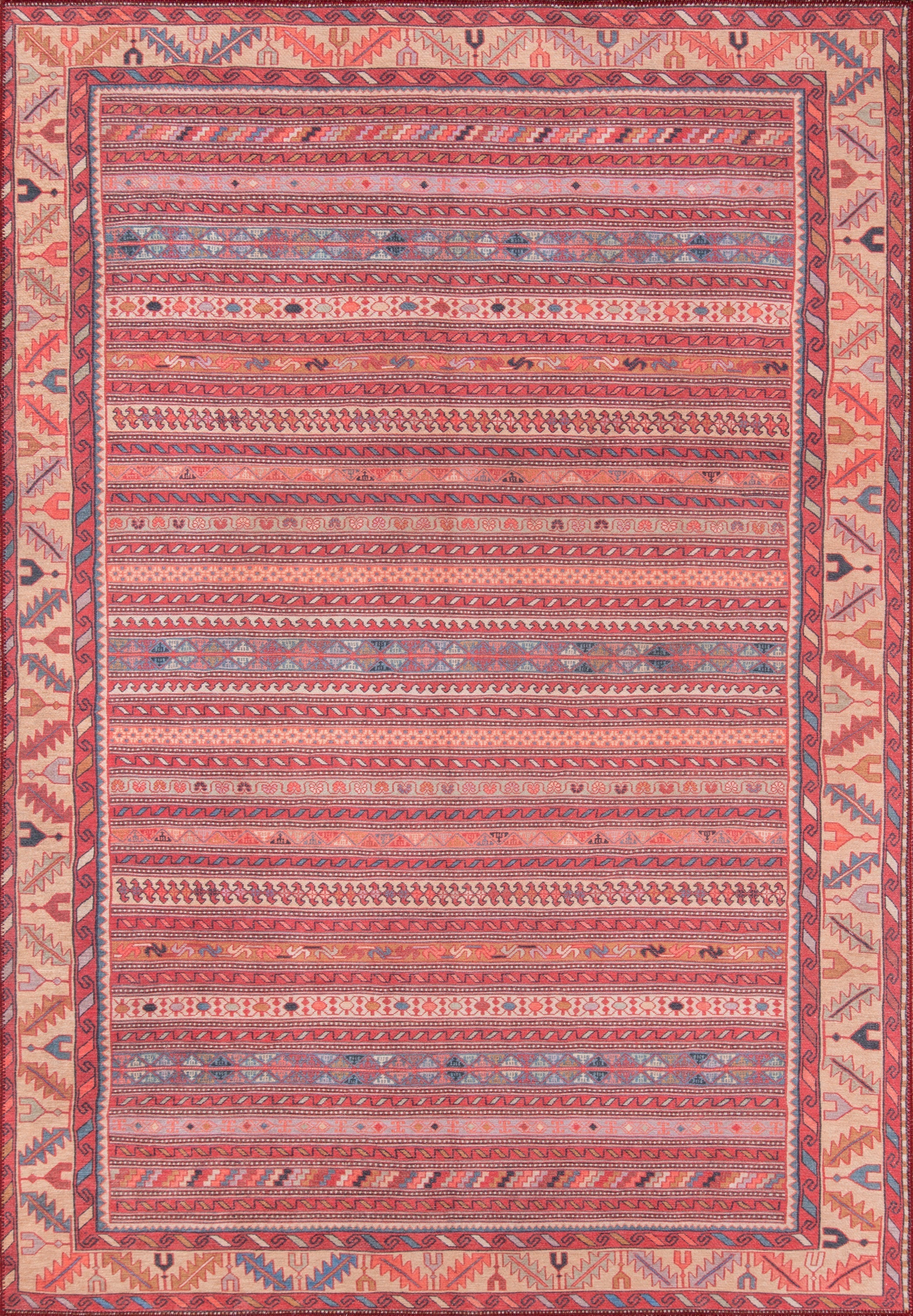 Momeni Afshar AFS-5 Multi-Color Area Rug