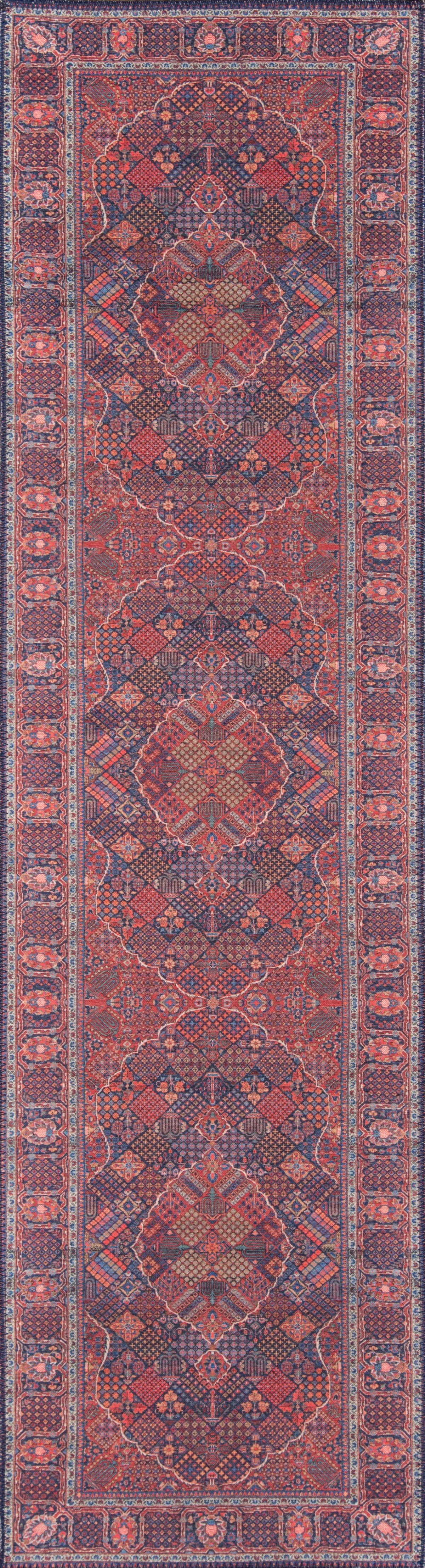 Afshar AFS10 Navy Area Rug by Momeni
