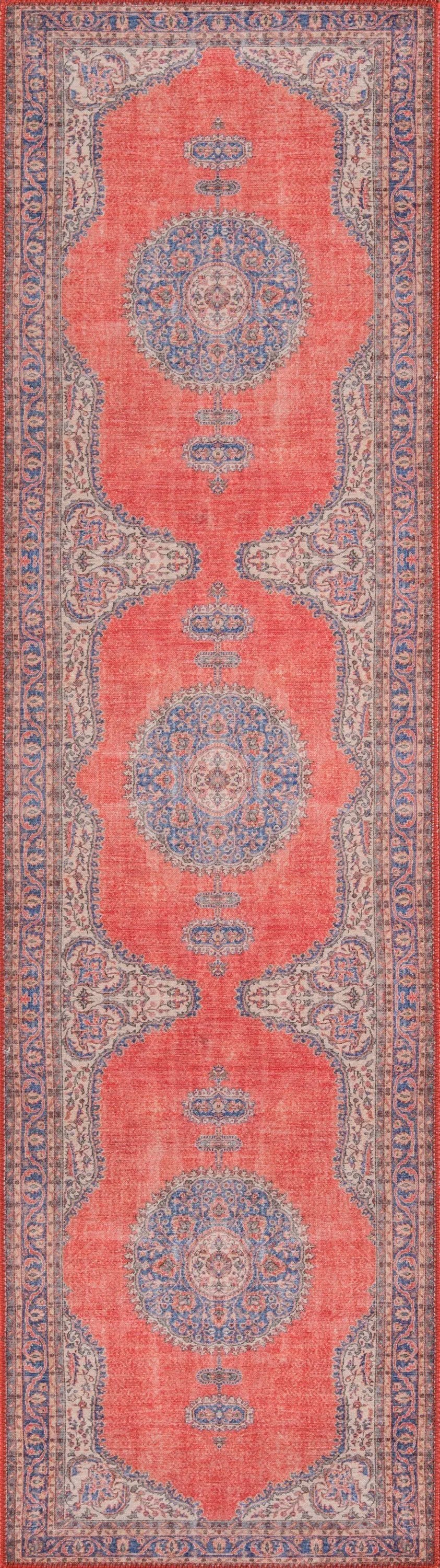 Afshar AFS12 Red Area Rug by Momeni