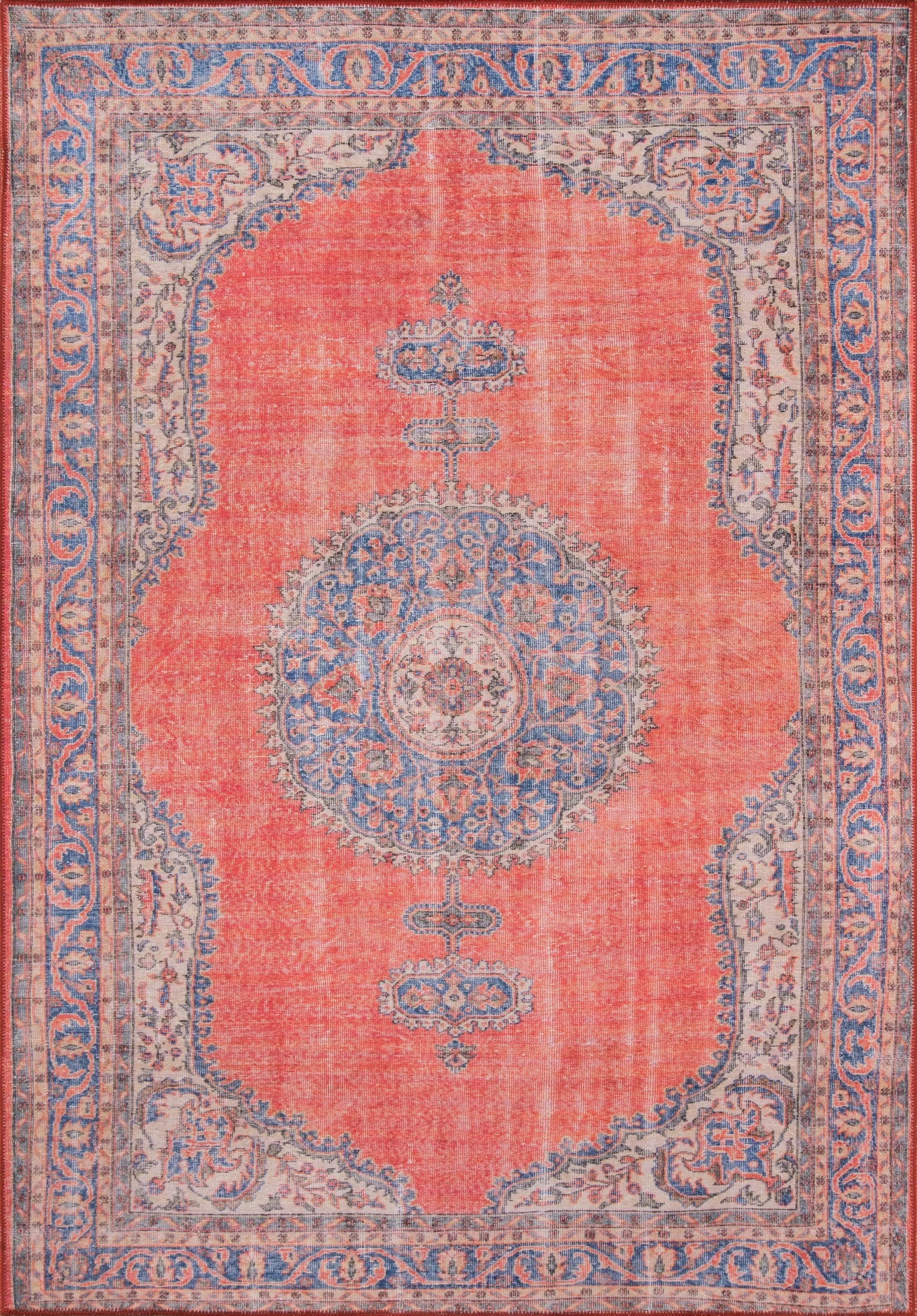 Afshar AFS12 Red Area Rug by Momeni