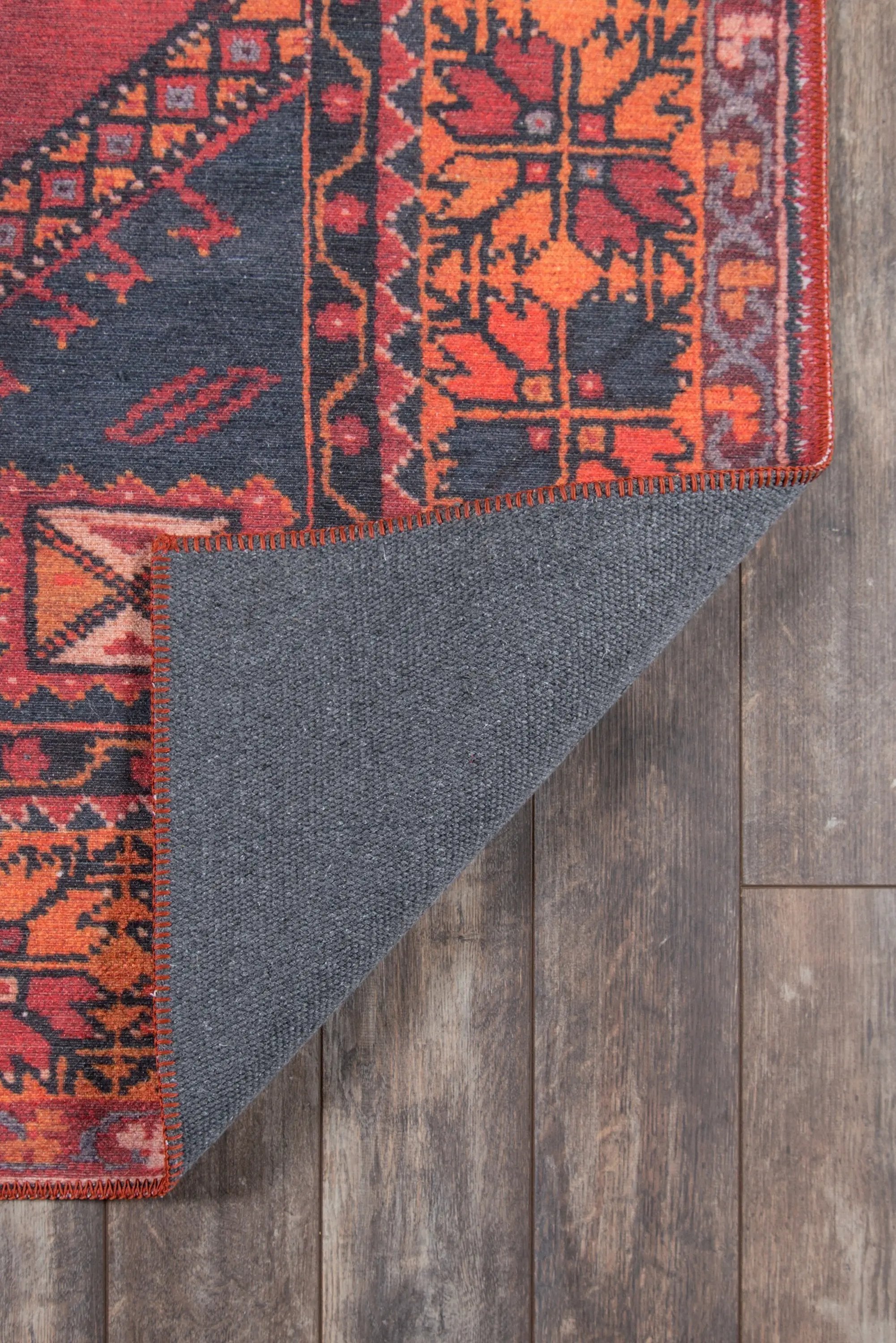 Afshar AFS16 Red Area Rug by Momeni