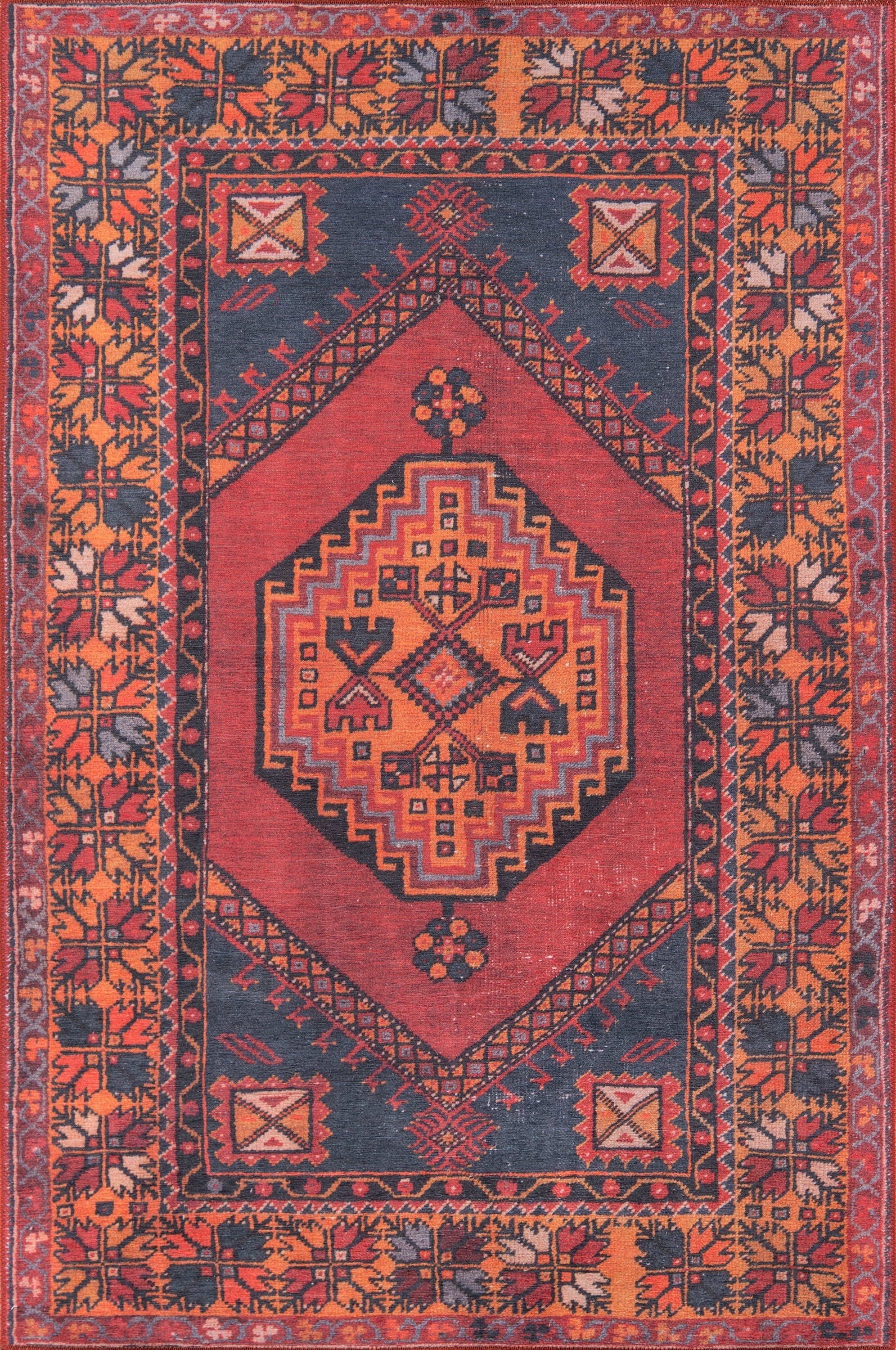 Momeni Afshar AFS16 Red Area Rug