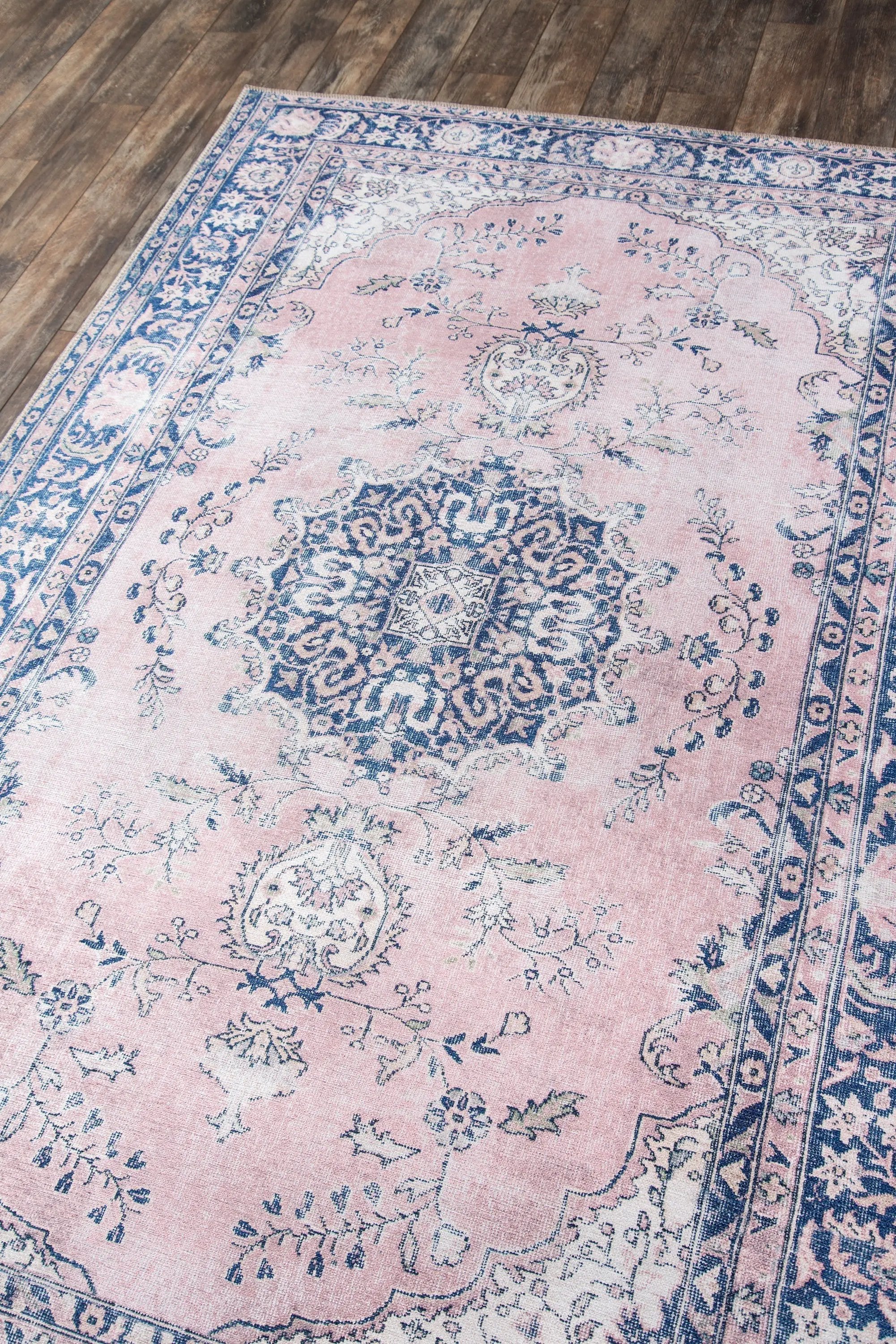 Afshar AFS30 Pink Area Rug by Momeni