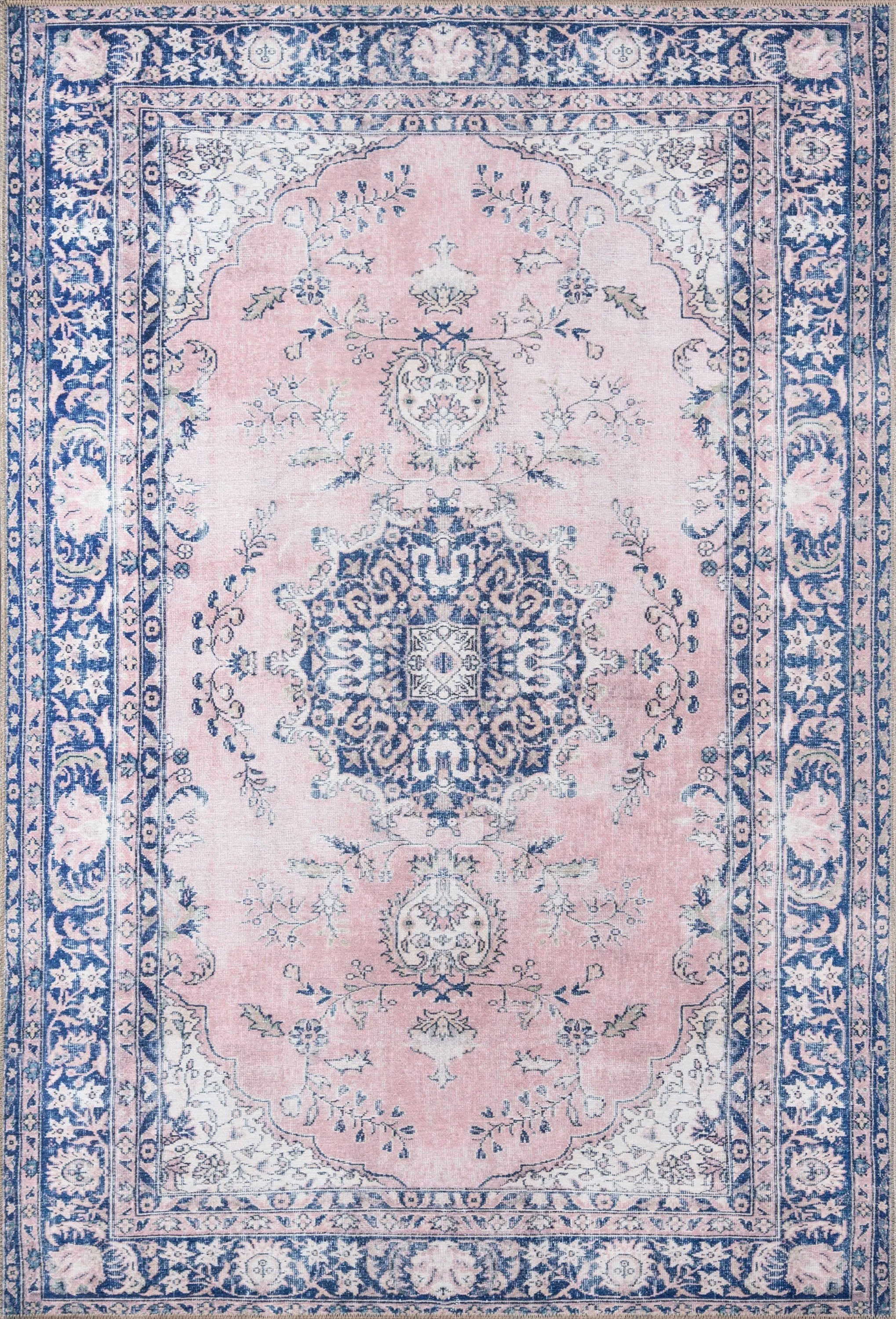 Afshar AFS30 Pink Area Rug by Momeni