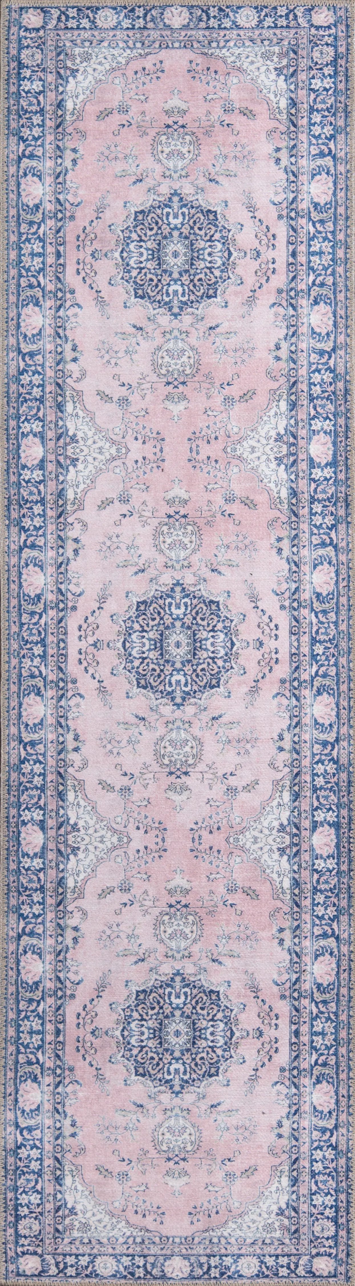 Afshar AFS30 Pink Area Rug by Momeni