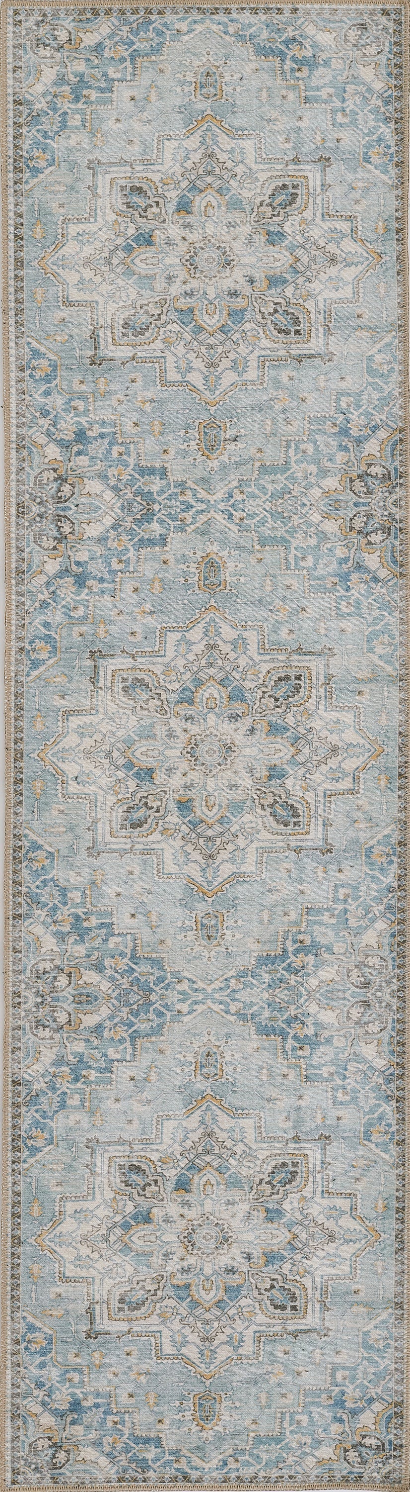 Momeni Afshar AFS32 Light Blue Area Rug