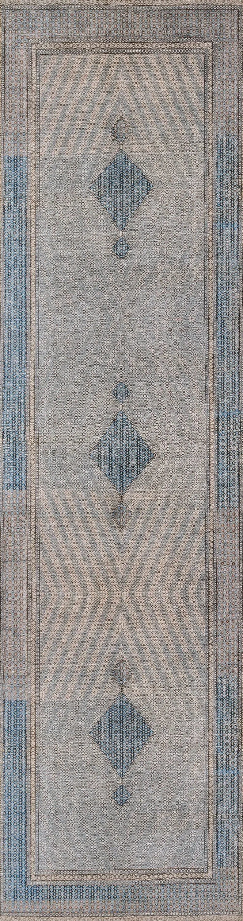 Afshar AFS34 Blue Area Rug by Momeni