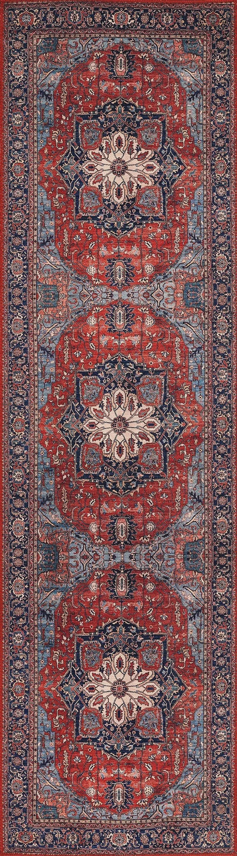 Afshar AFS37 Red Area Rug by Momeni