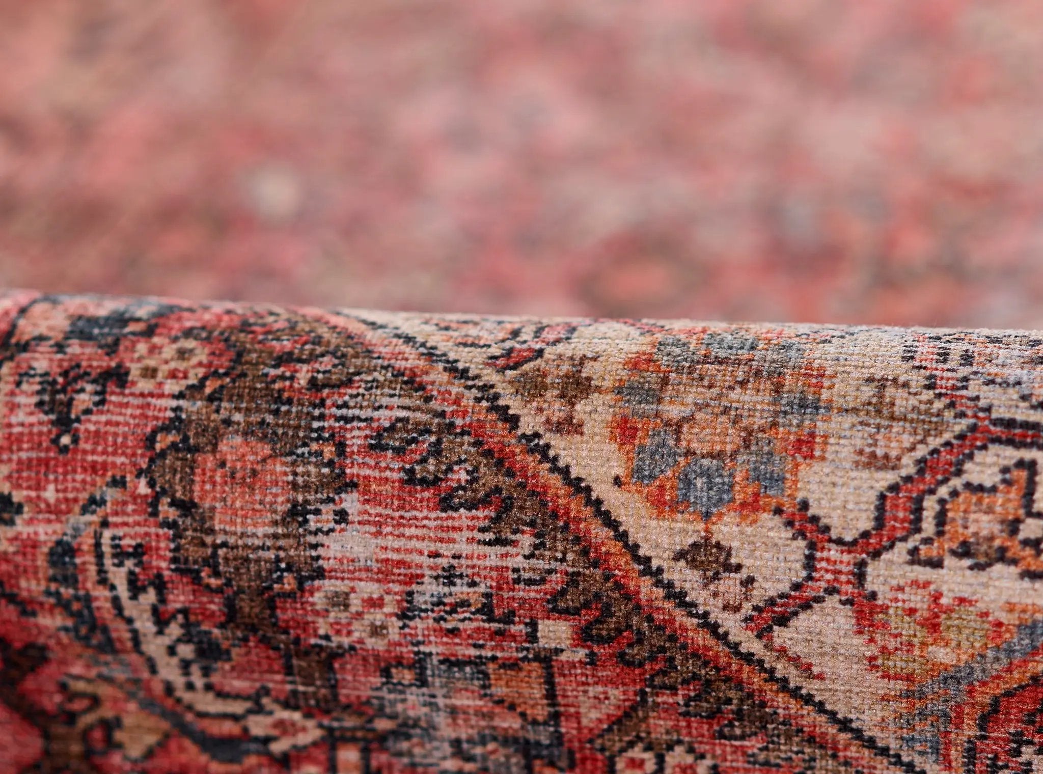 Afshar AFS44 Red Area Rug by Momeni