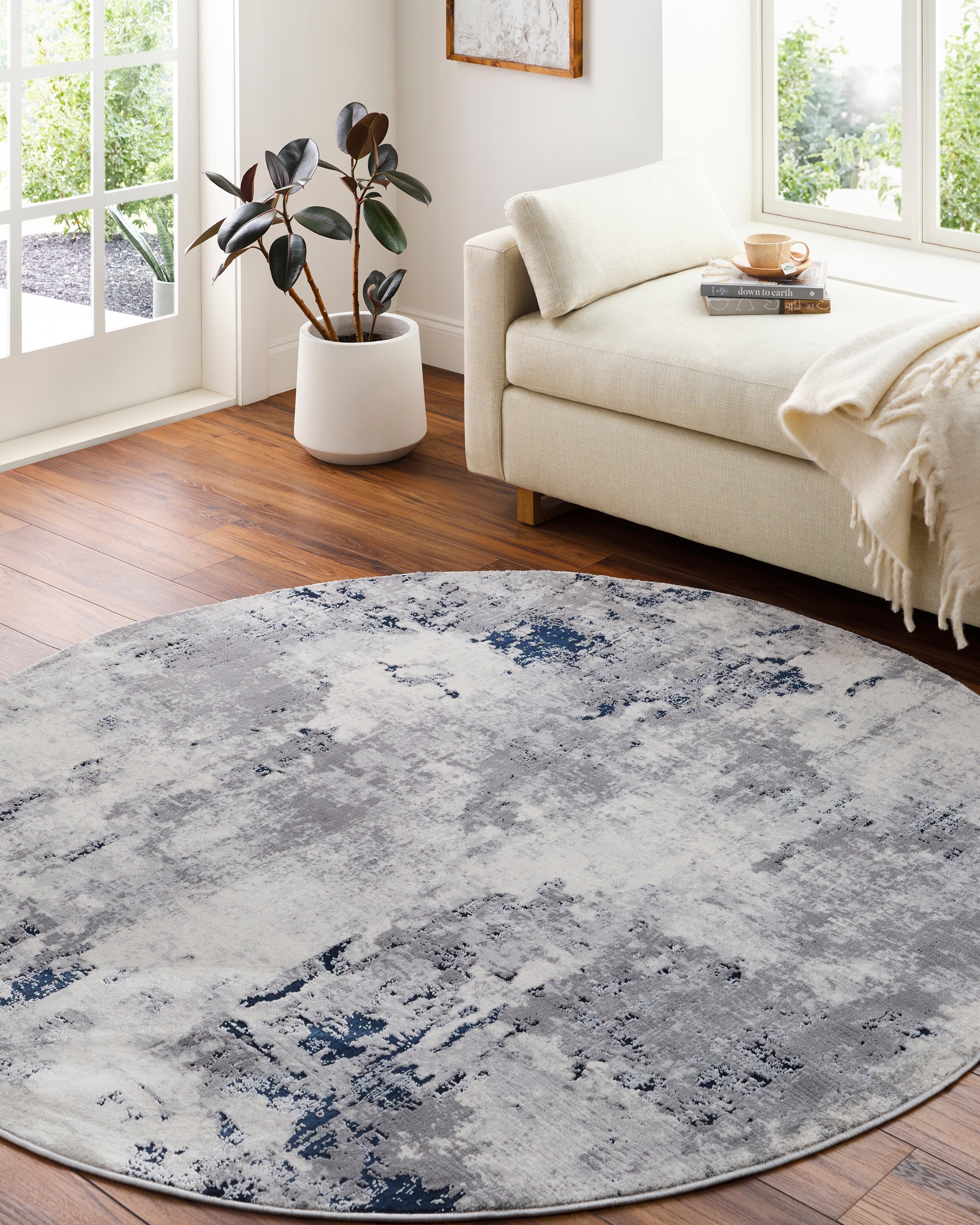 Surya Aisha AIS-2314 Charcoal Area Rug by LIVABLISS