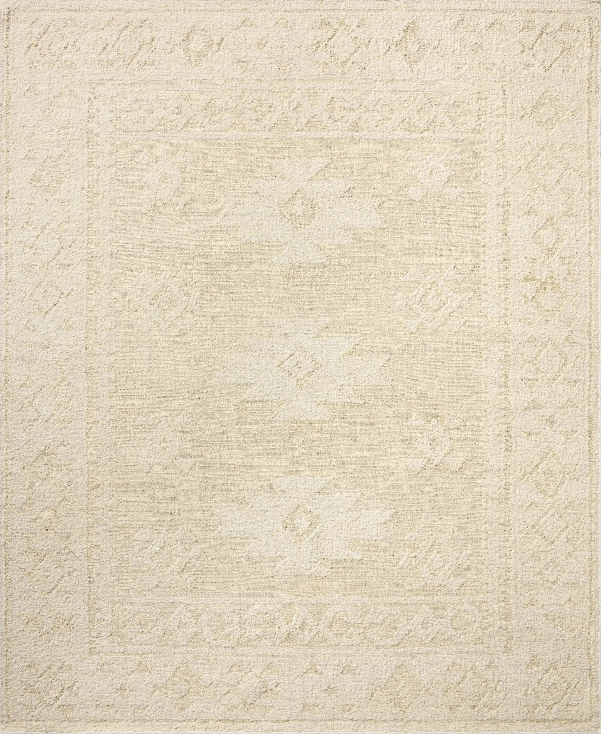 Alara ALR-01 Ivory / Natural Area Rug by Loloi