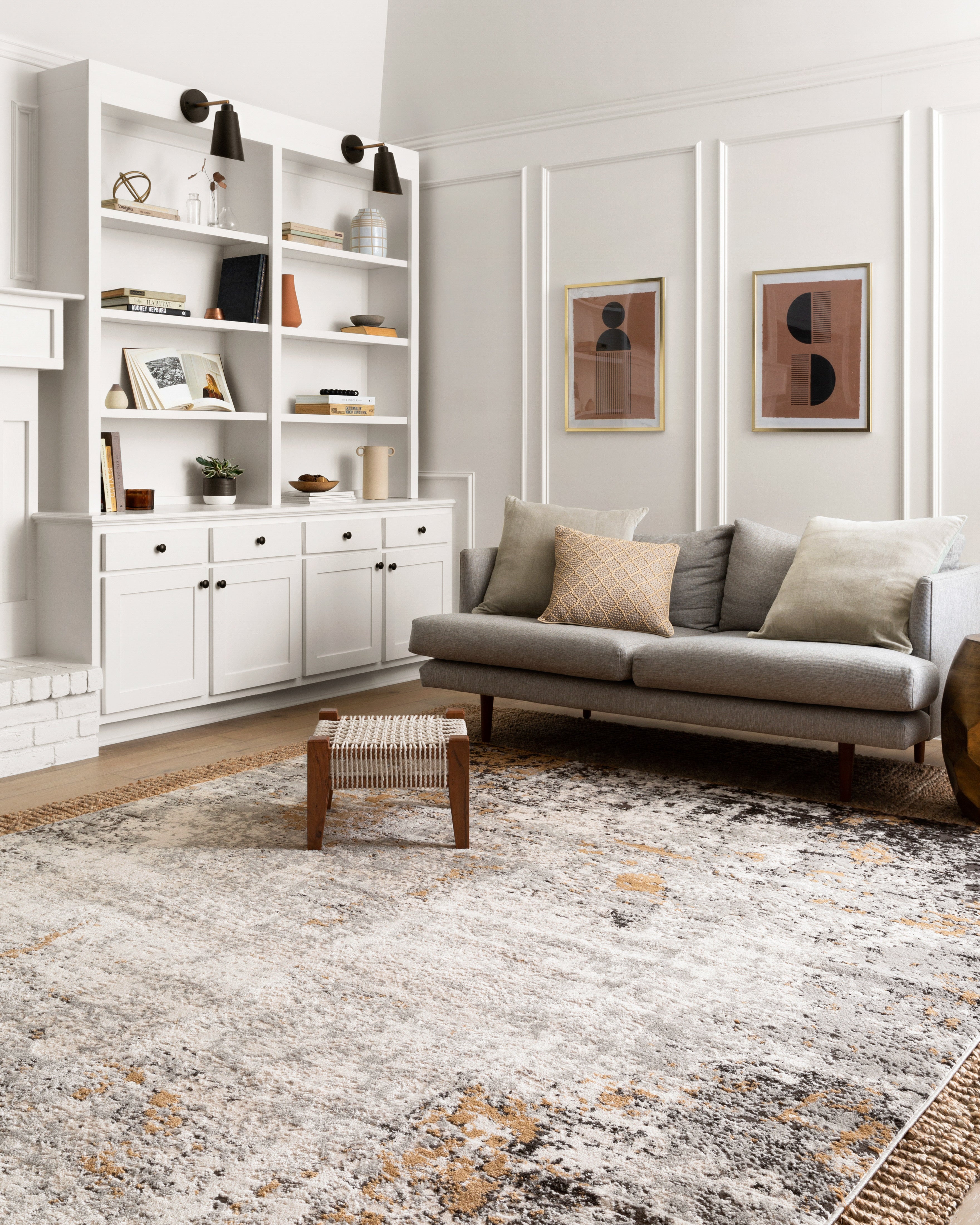 Loloi Alchemy ALC-02 Granite / Gold Area Rug