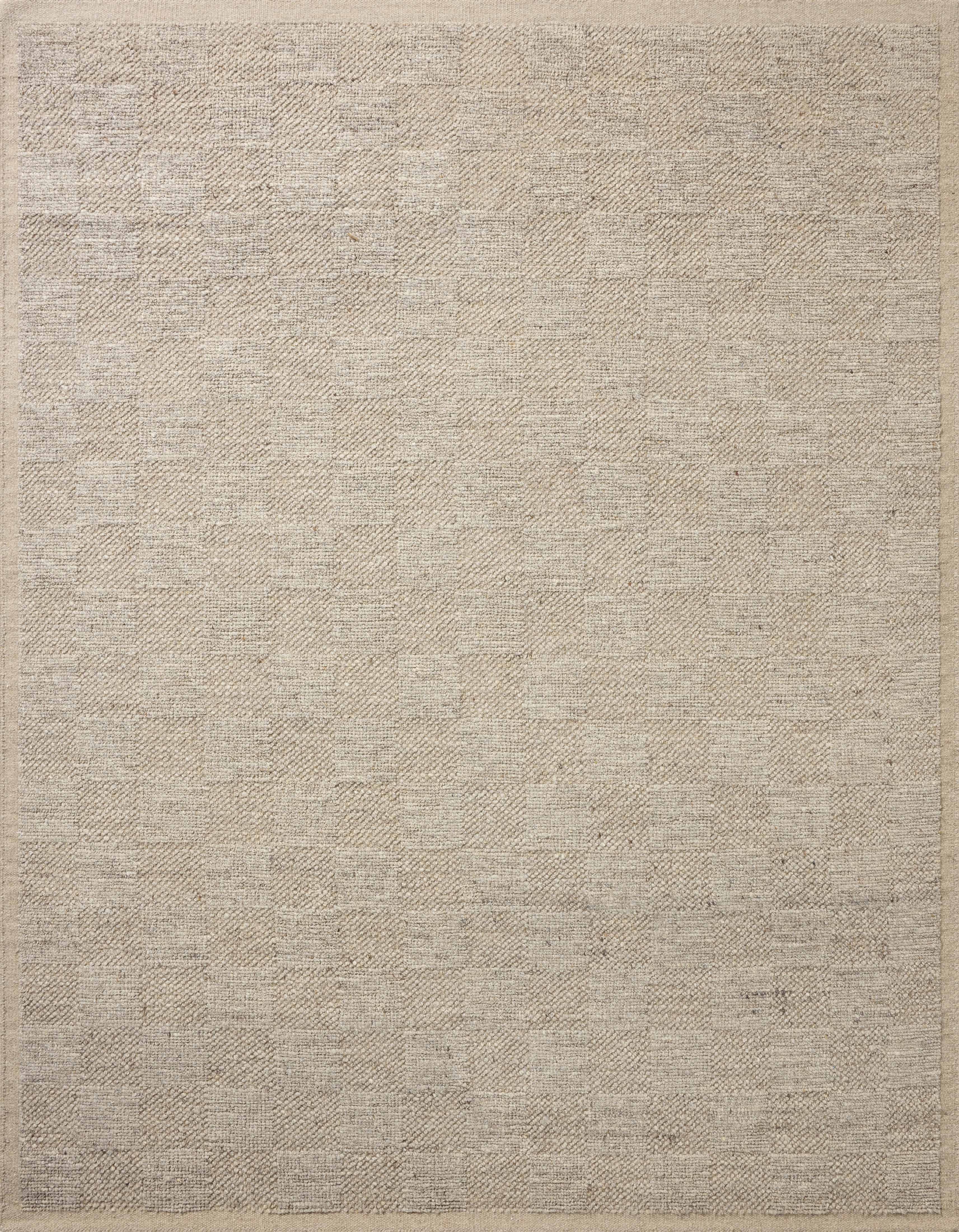 A hand-woven wool area rug with gentle dove tones, the Alina ALN-01 Dove Area Rug adds character to any room