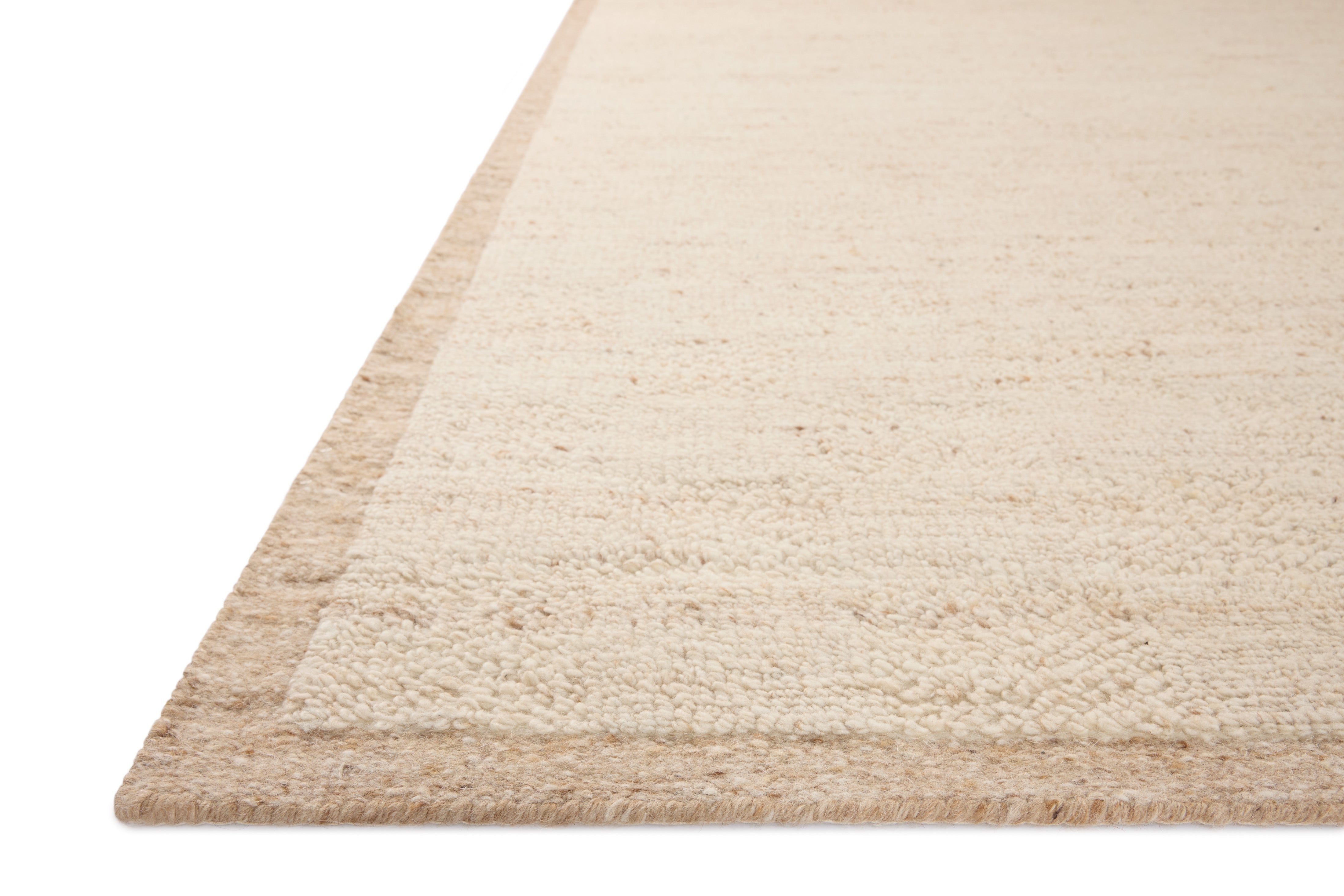 Rich in warm natural hues, the Alina ALN-01 Natural Area Rug is a hand-woven wool area rug built for style and comfort