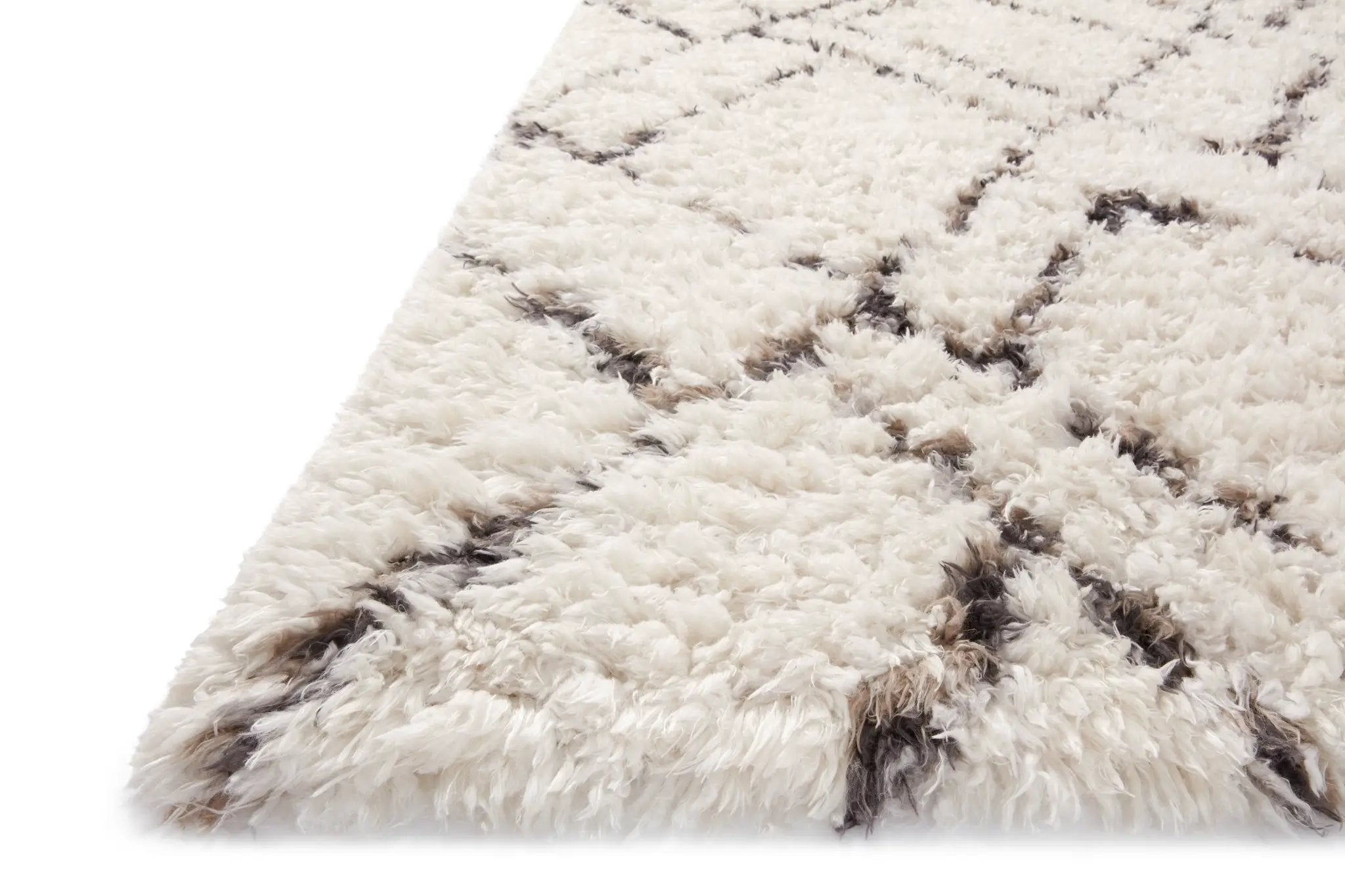 Amira AMI-02 Ivory / Bark Area Rug by Angela Rose x Loloi