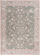 Surya Amelie AML-2392 Medium Green Machine Washable Area Rug by LIVABLISS