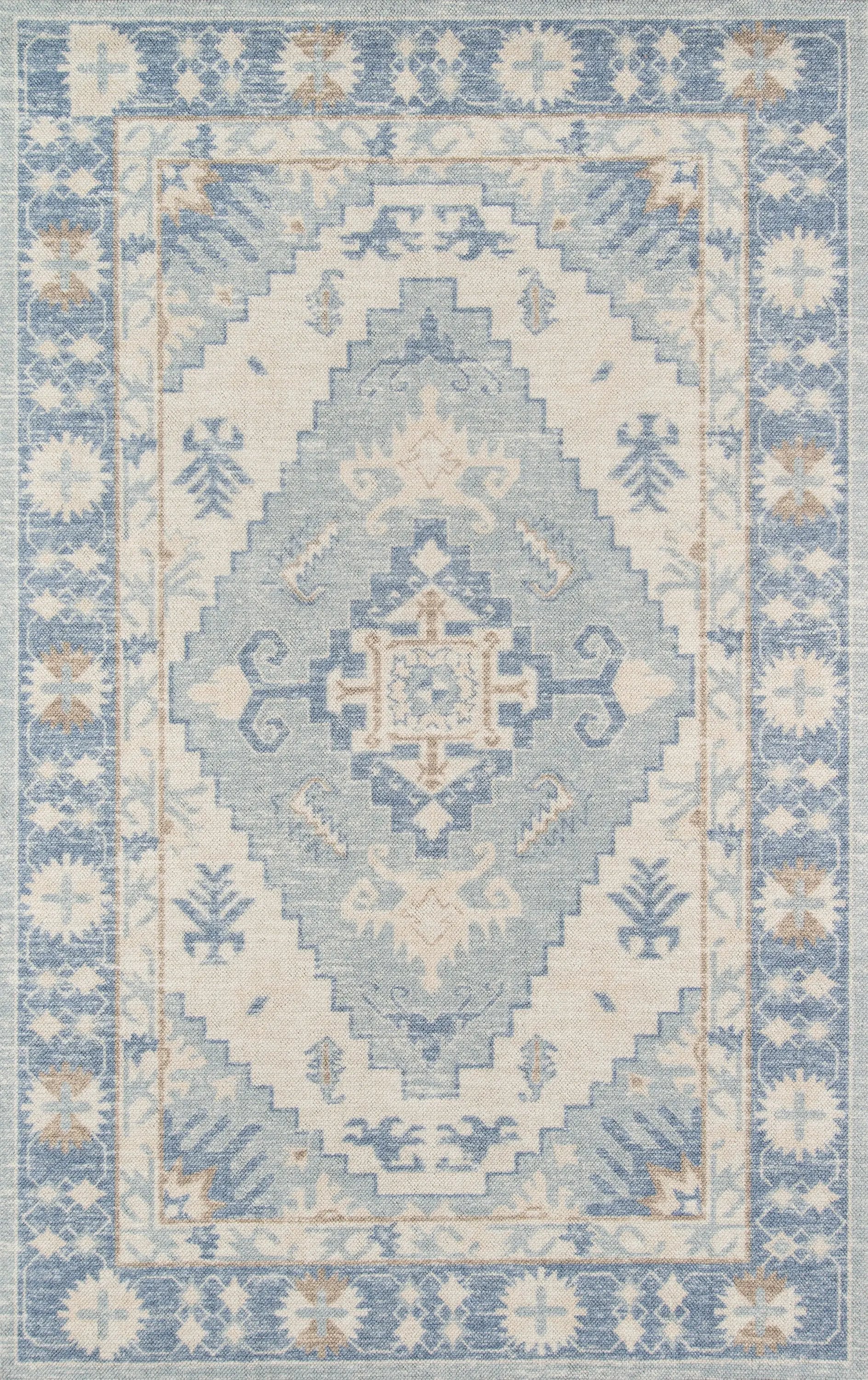 Anatolia ANA-1 Blue Area Rug by Momeni