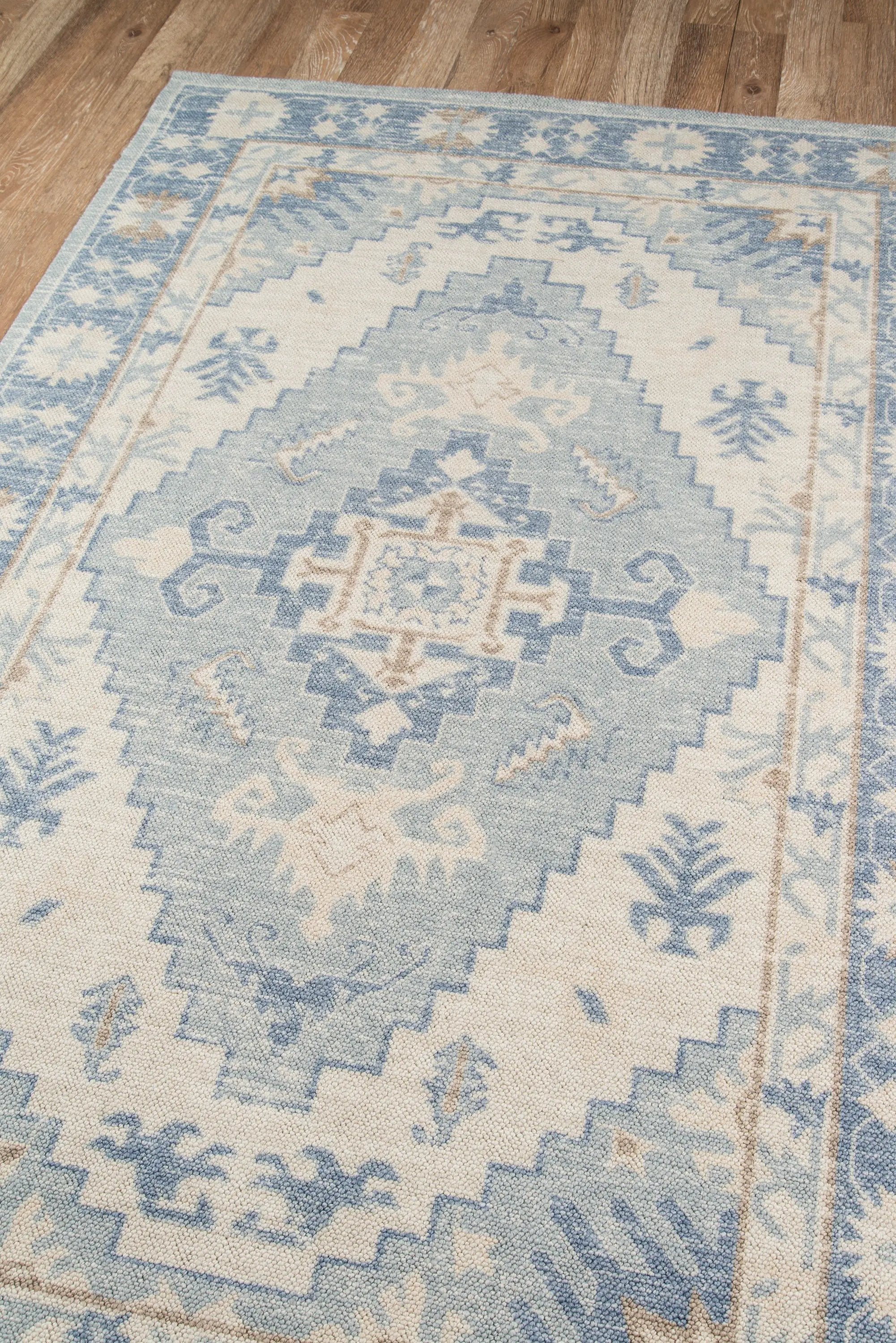 Anatolia ANA-1 Blue Area Rug by Momeni
