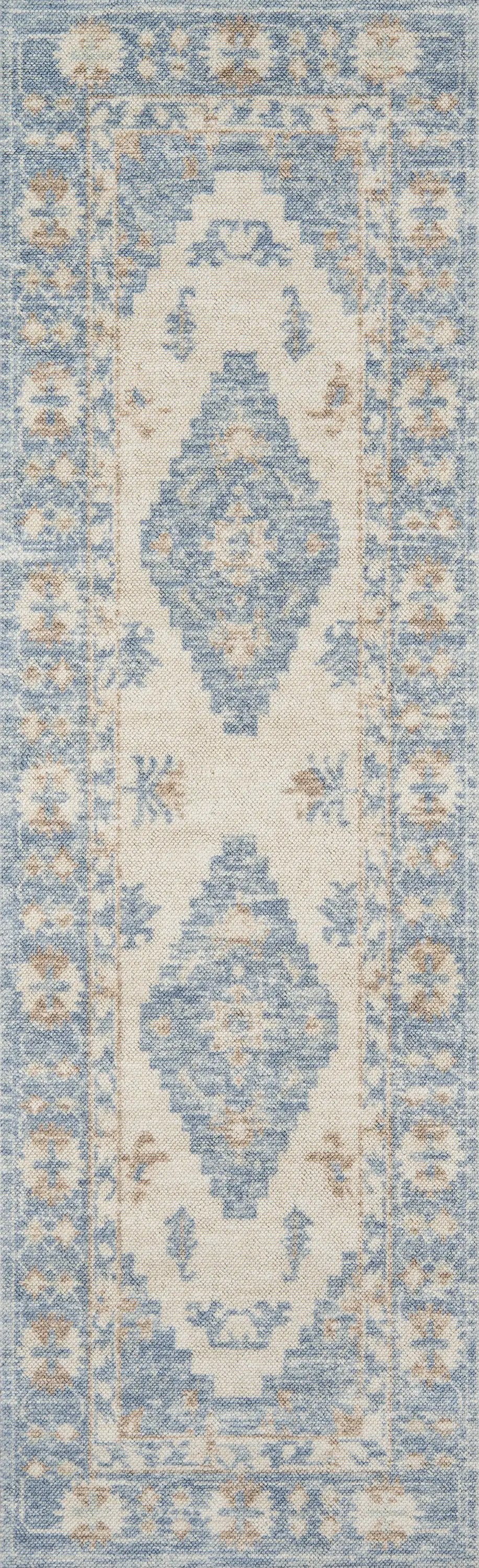 Anatolia ANA-1 Blue Area Rug by Momeni