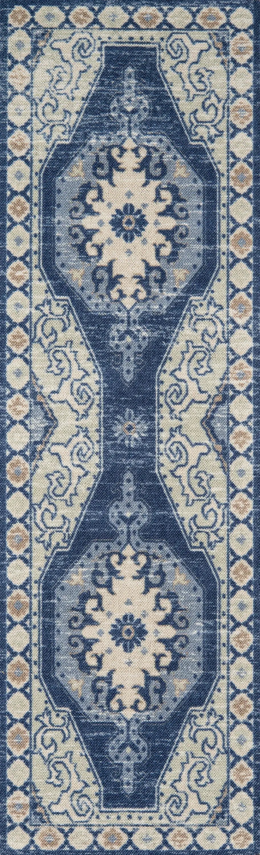 Anatolia ANA-3 Navy Area Rug by Momeni