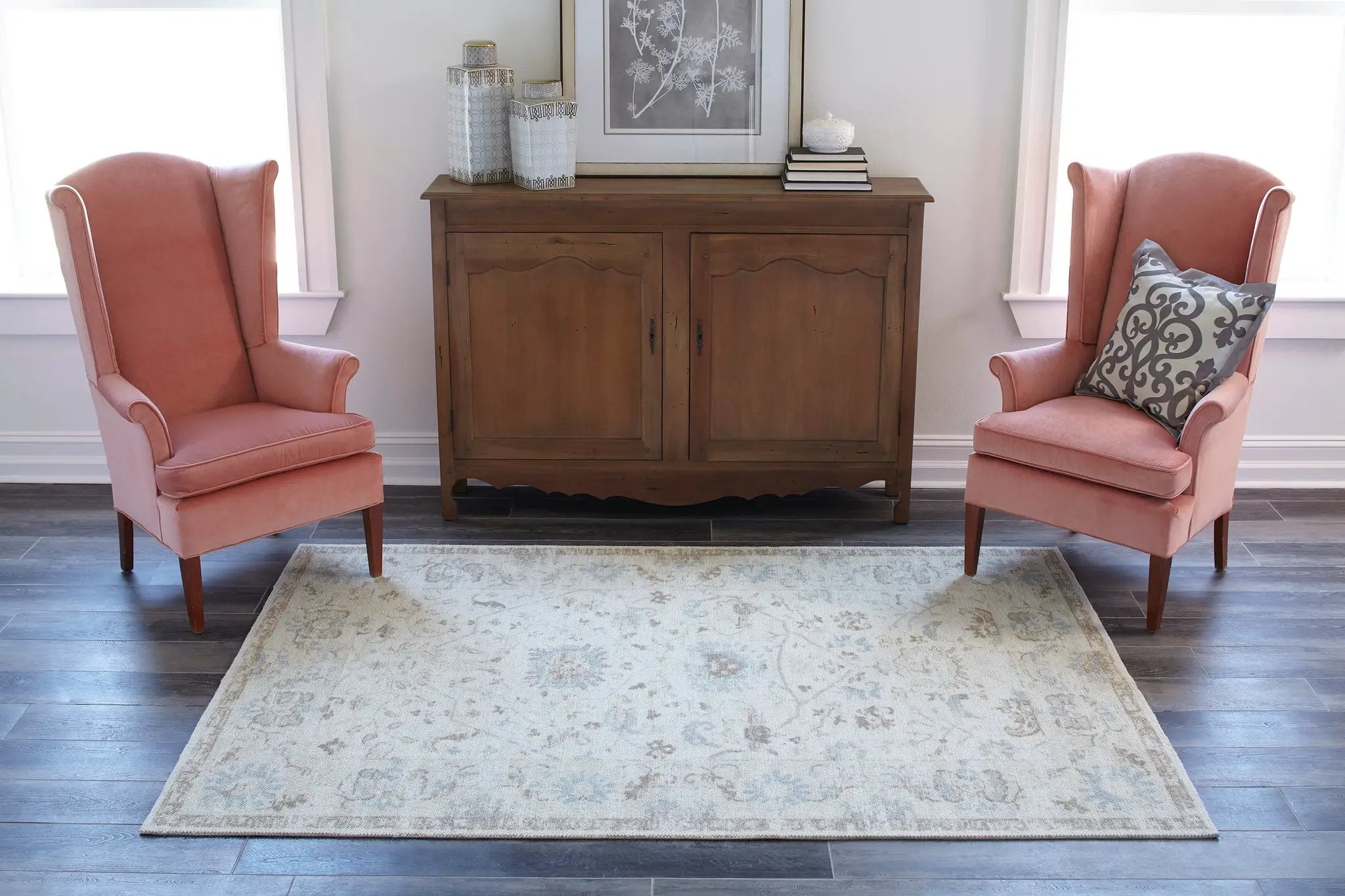 Anatolia ANA-5 Beige Area Rug by Momeni