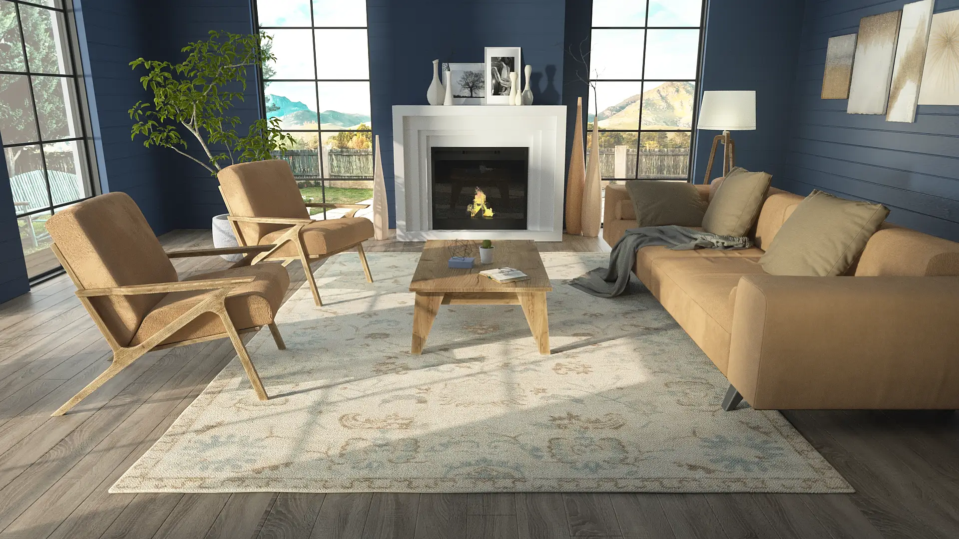 Anatolia ANA-5 Beige Area Rug by Momeni
