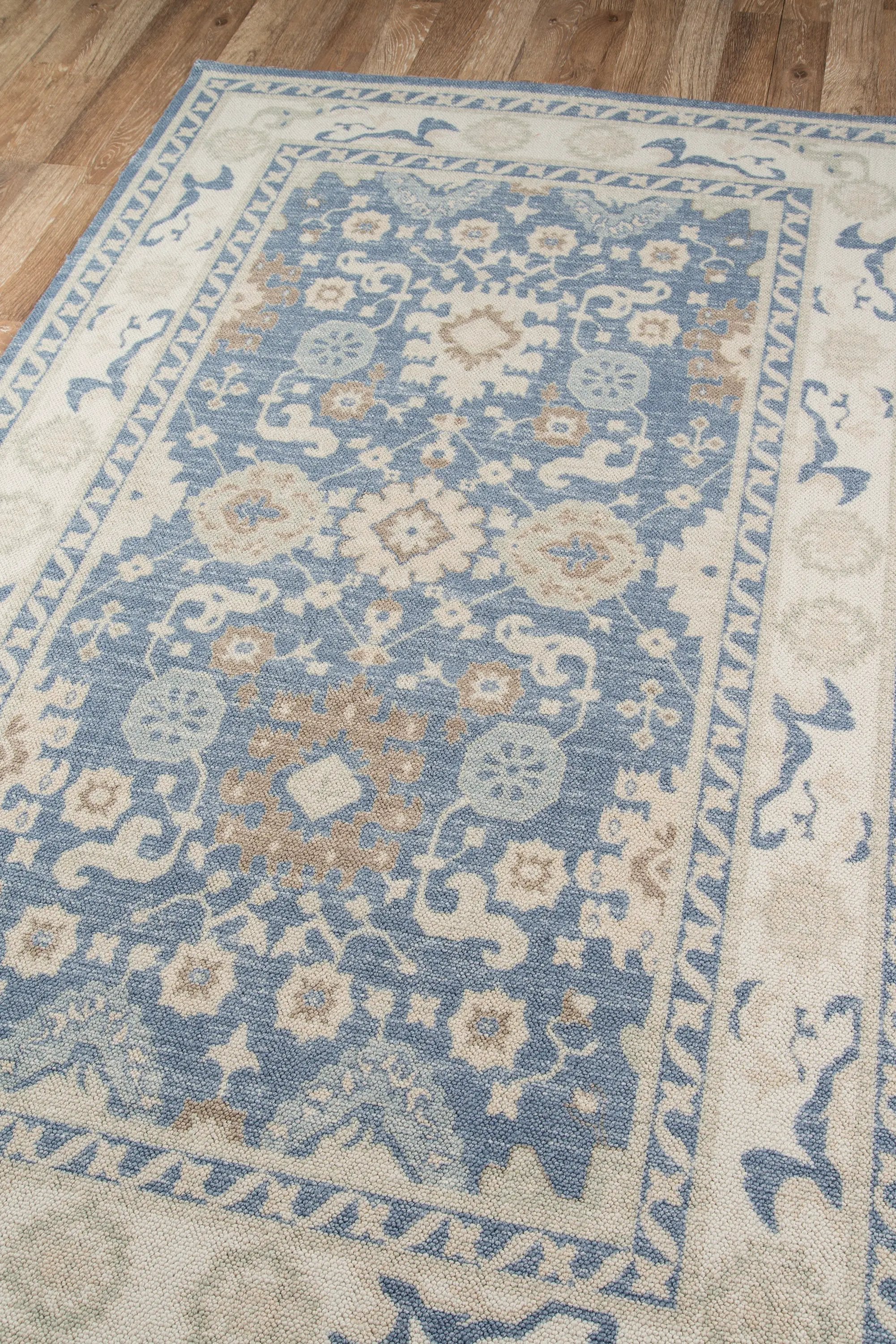 Anatolia ANA-7 Light-Blue Area Rug by Momeni