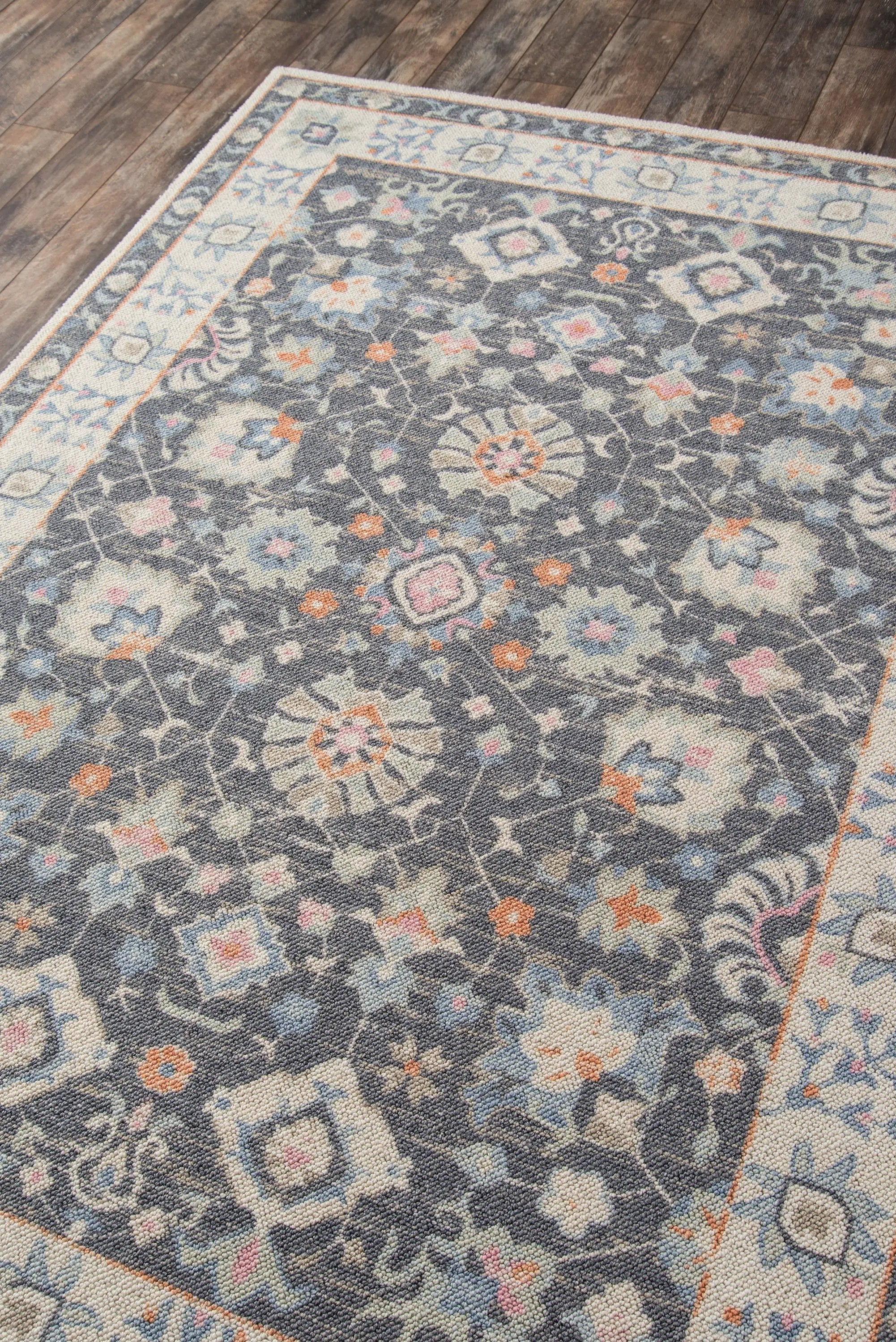 Anatolia ANA-8 Charcoal Area Rug by Momeni