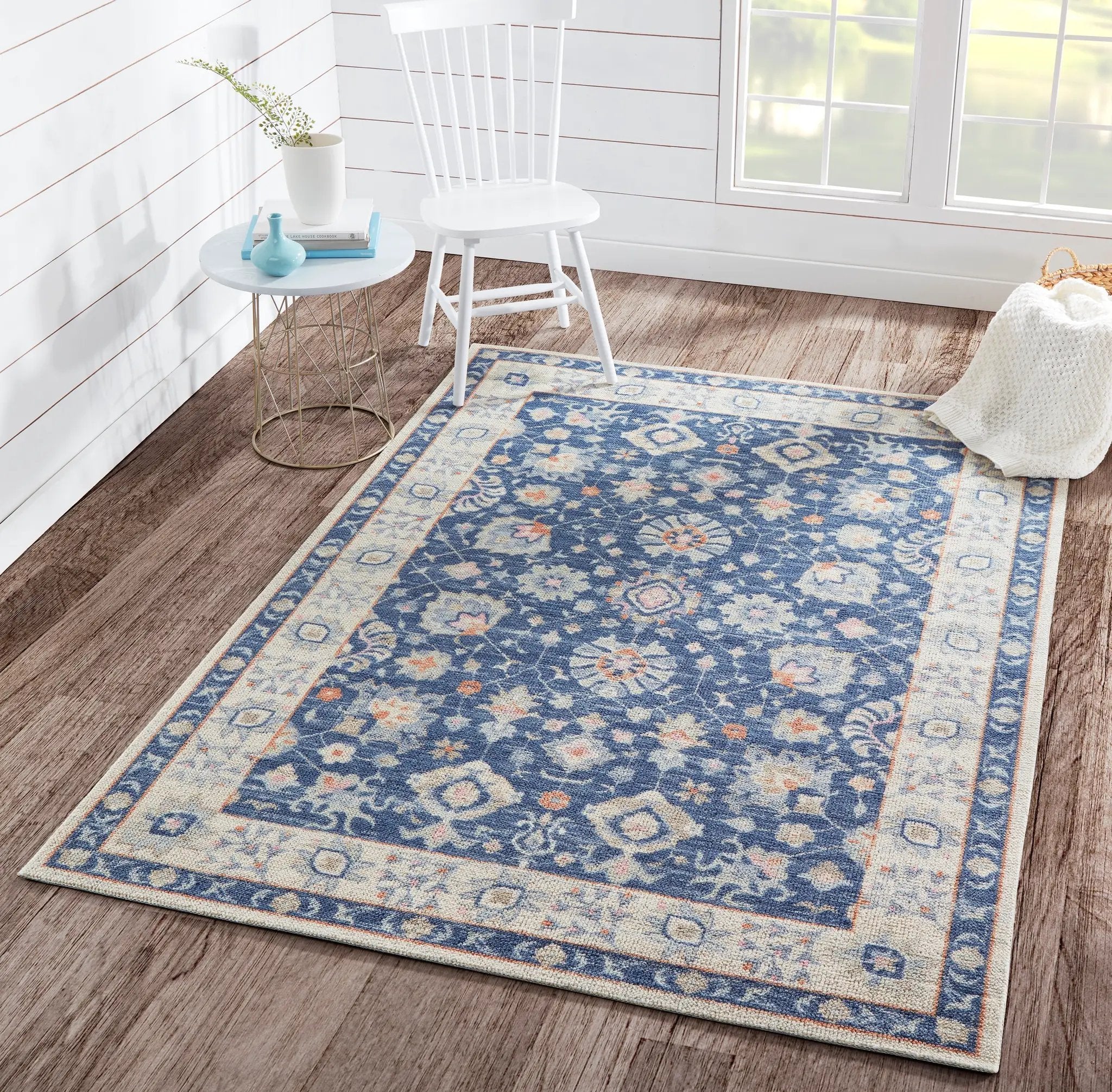 Anatolia ANA-8 Navy Area Rug by Momeni