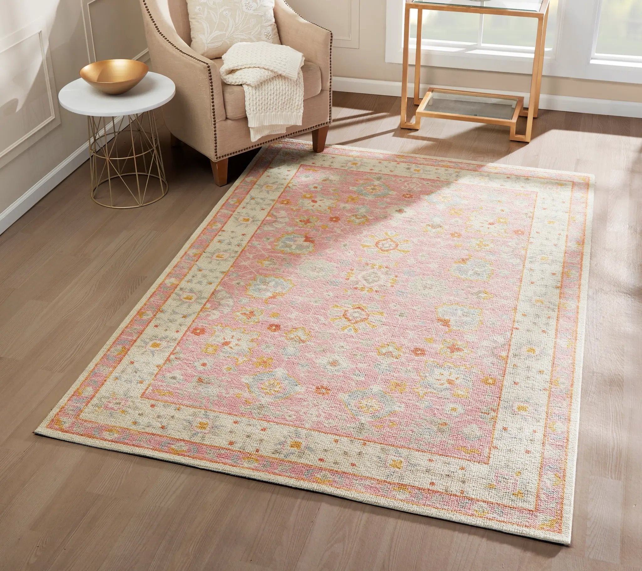 Anatolia ANA-8 Pink Area Rug by Momeni