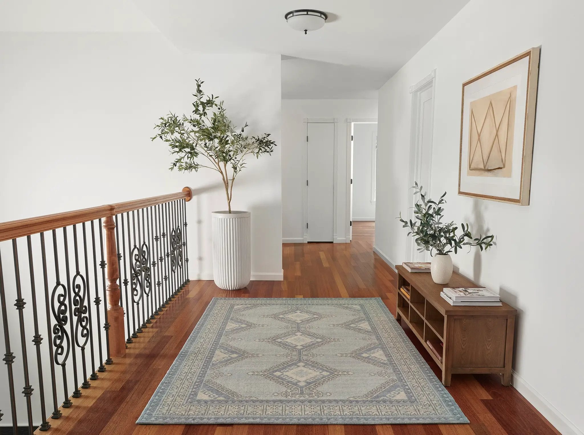 Anatolia ANA-10 Blue Area Rug by Momeni