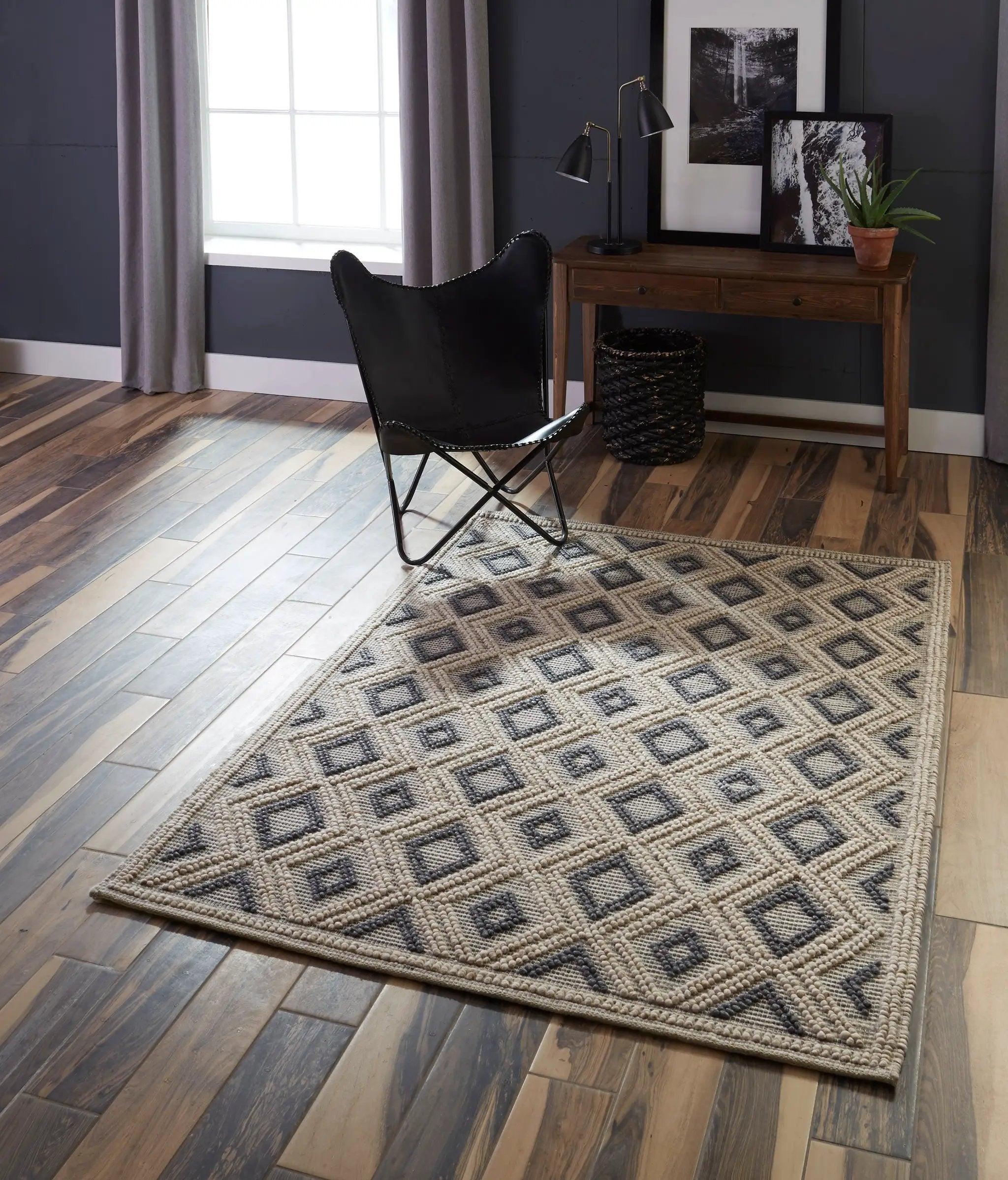 Andes AND-2 Beige Area Rug by Momeni