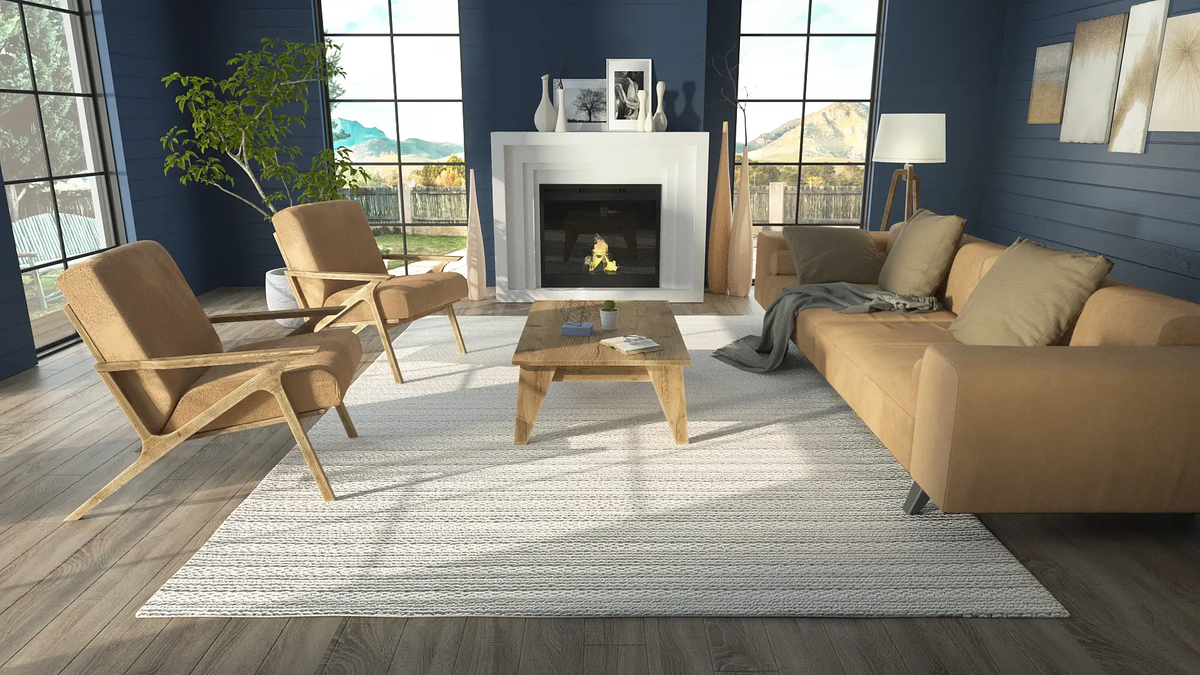 Andes AND-9 Ivory Area Rug by Momeni