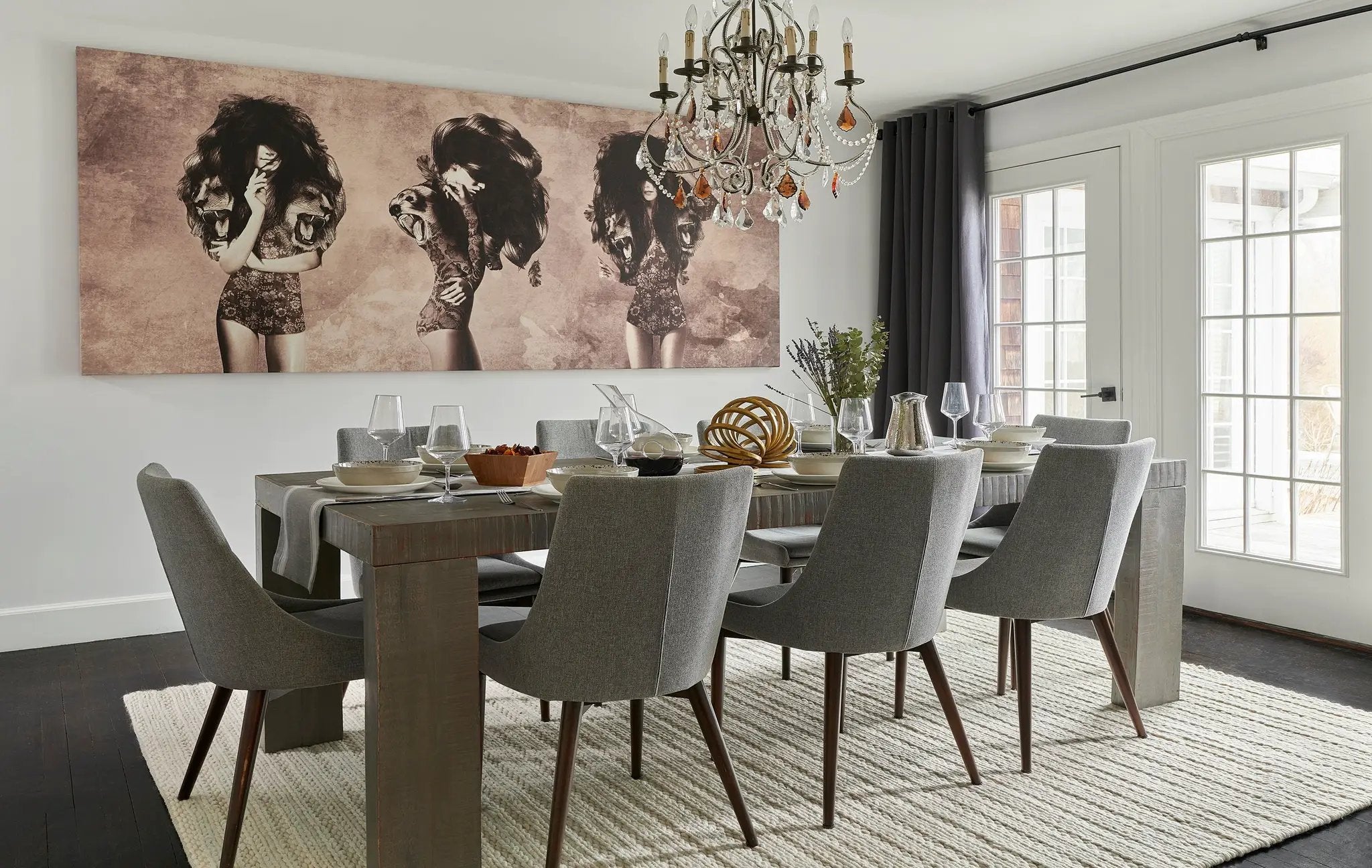 Andes AND-9 Ivory Area Rug by Momeni
