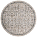 A power-loomed polyester area rug in refined ivory and grounding stone tones with traditional and distressed motifs, the Anniston ANS-01 Ivory / Stone Area Rug grounds your room beautifully