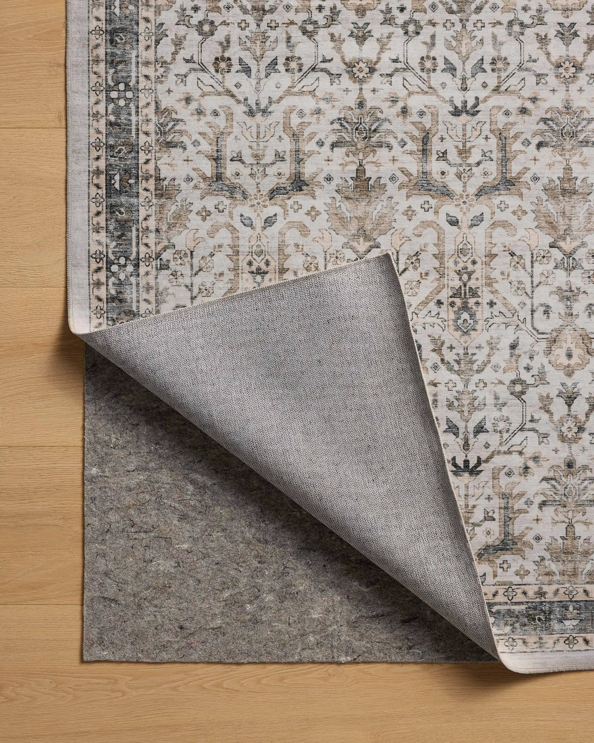 Anniston ANS-01 Ivory / Stone Area Rug by Loloi