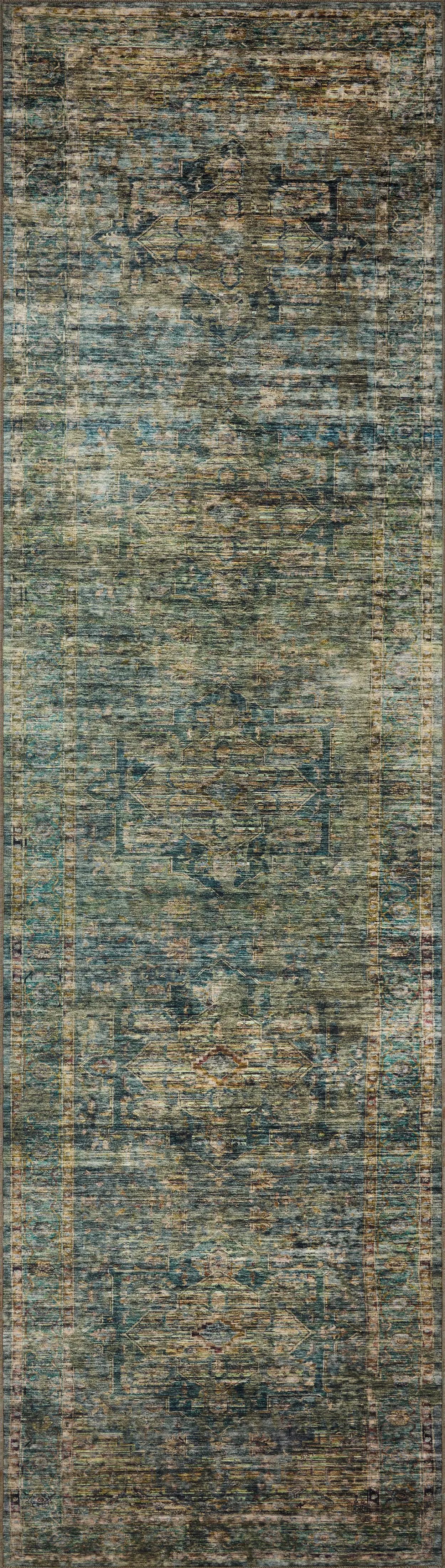 Anniston ANS-05 Lagoon / Multi Area Rug by Loloi