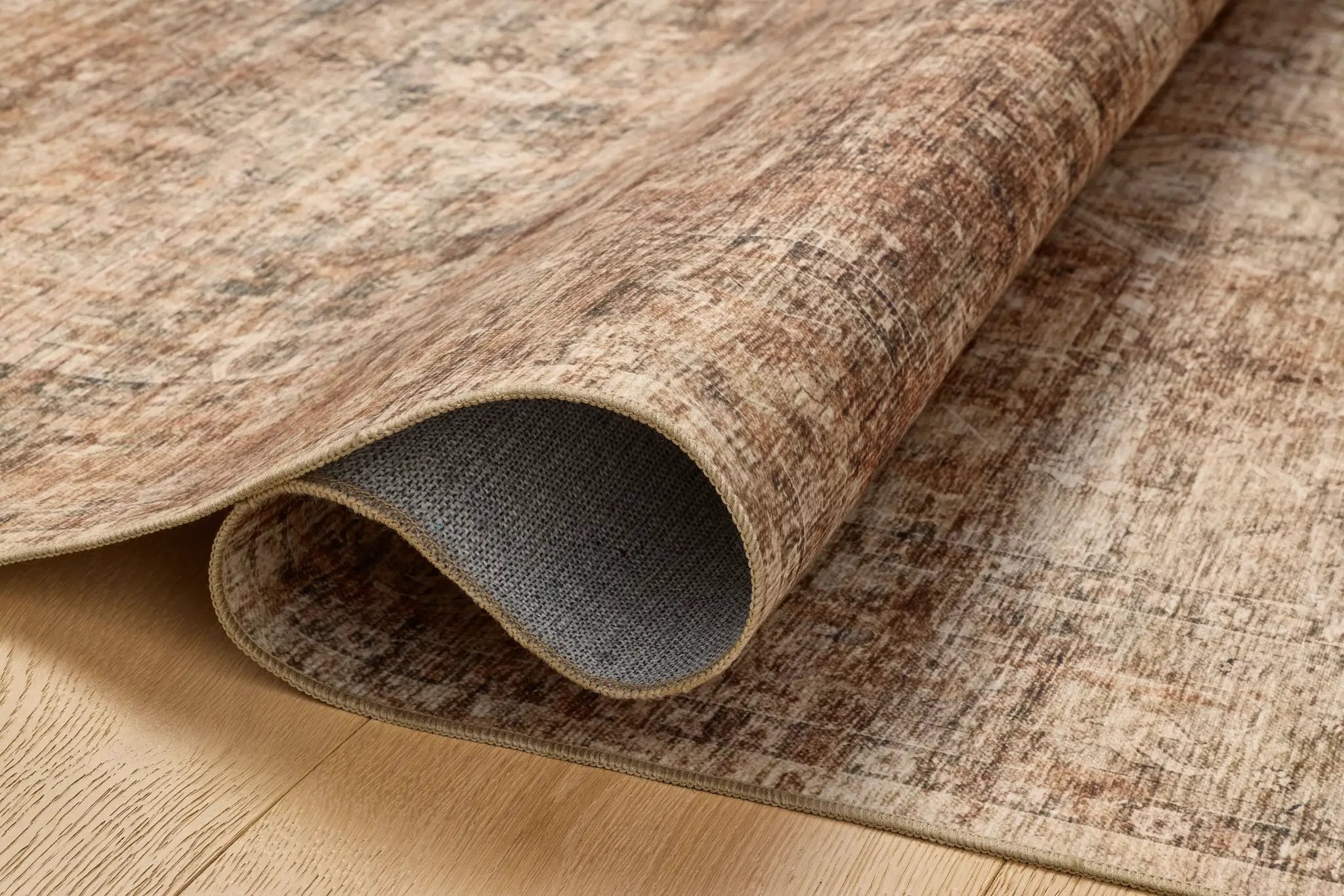 Anniston ANS-06 Clay / Charcoal Area Rug by Loloi