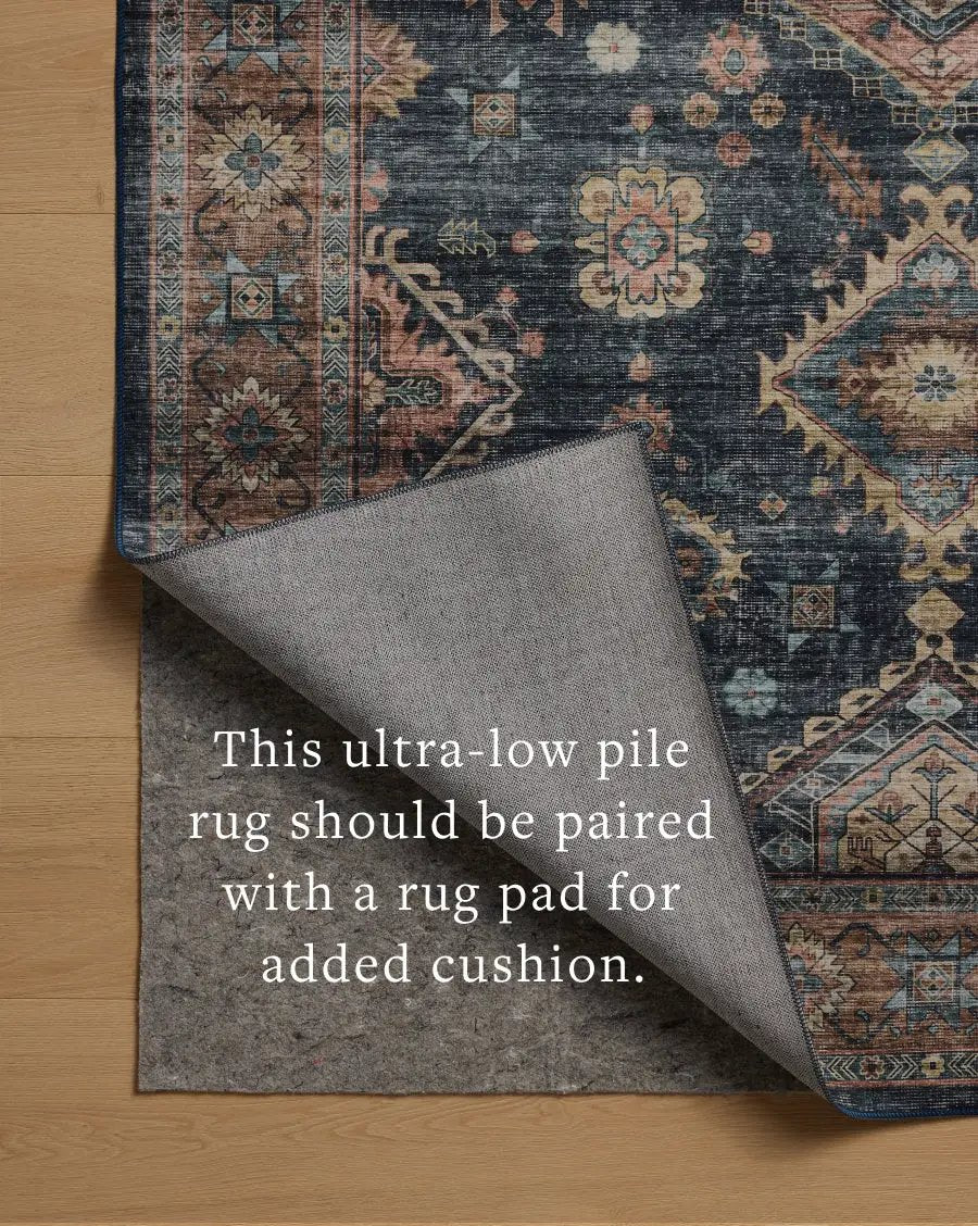 Anniston ANS-03 Denim / Sunset Area Rug by Loloi