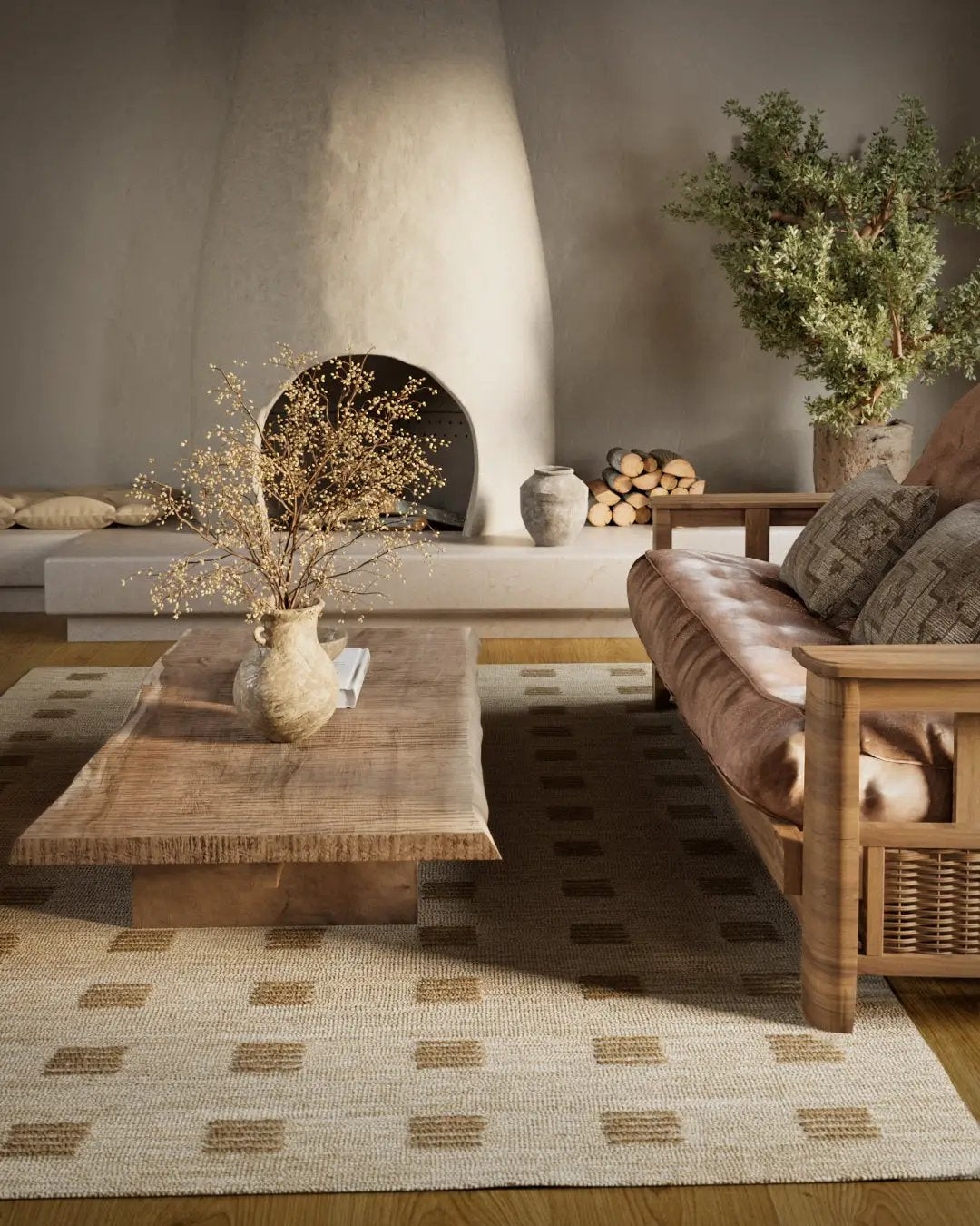 Archer ARC-1 Beige Area Rug by Momeni