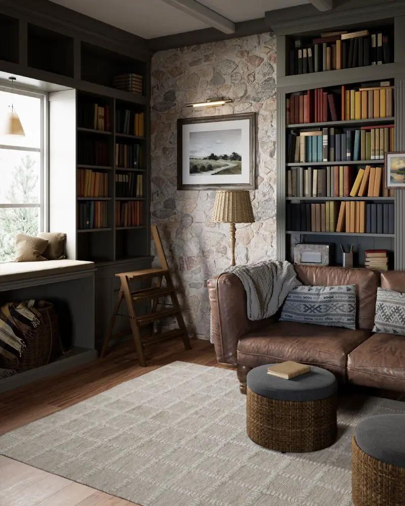 Archer ARC-3 Beige Area Rug by Momeni