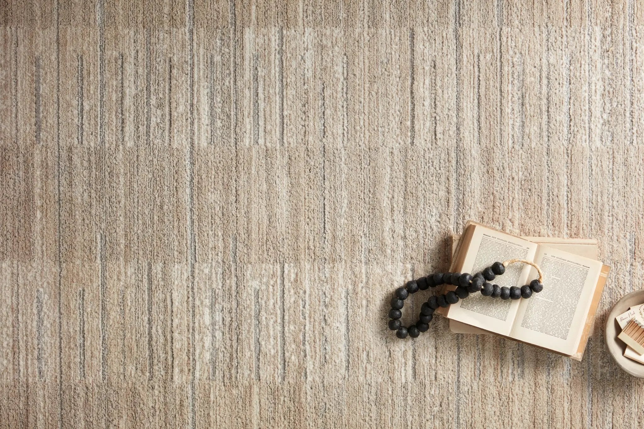 Arden ARD-01 Natural / Pebble Area Rug by Loloi