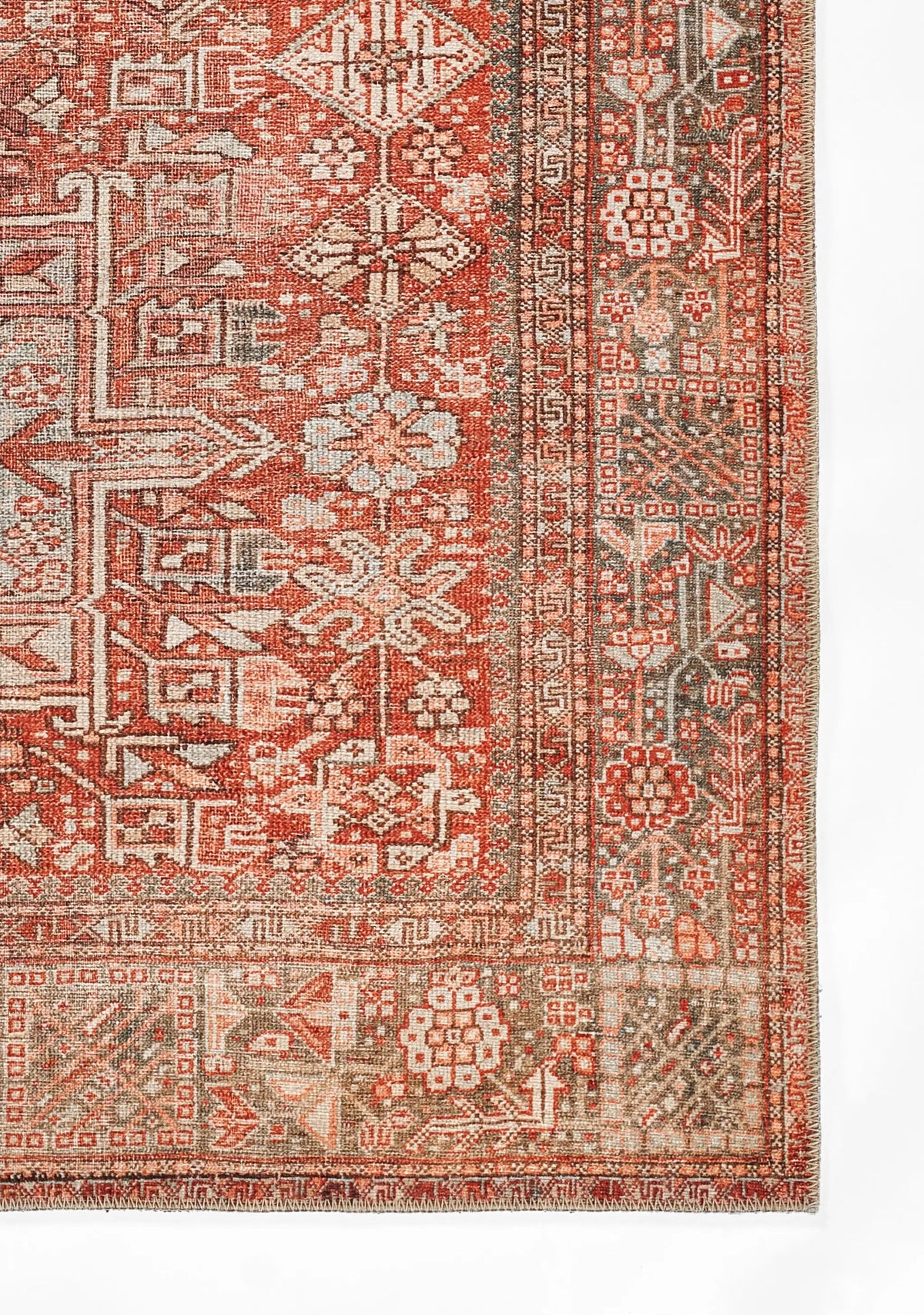 Ariana ARI-2 Red Area Rug by Momeni