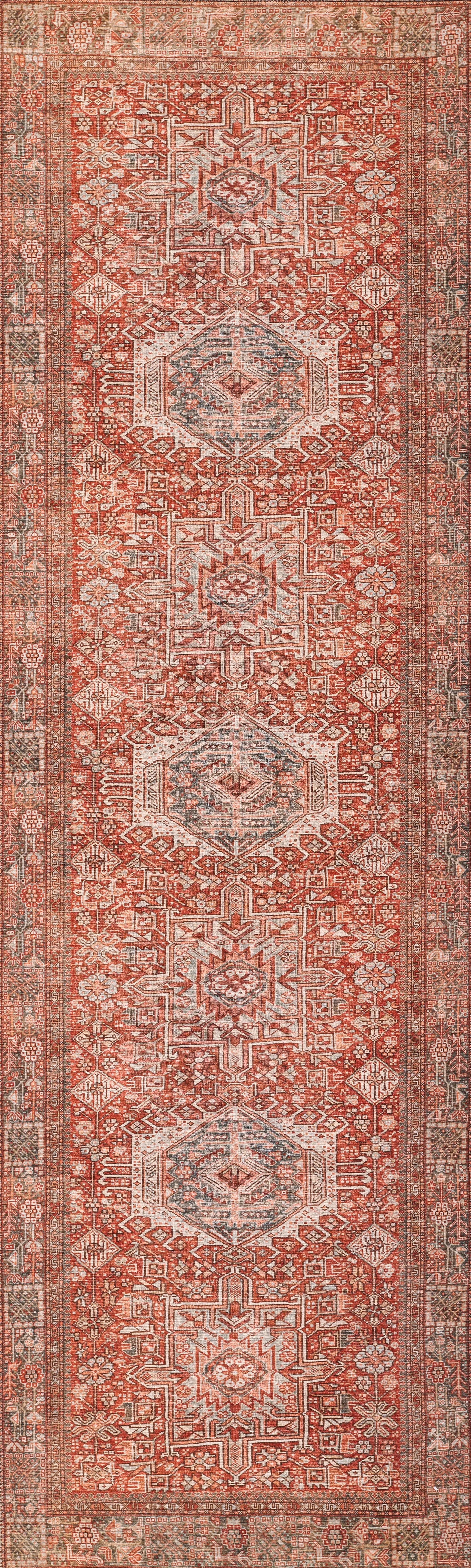 Ariana ARI-2 Red Area Rug by Momeni