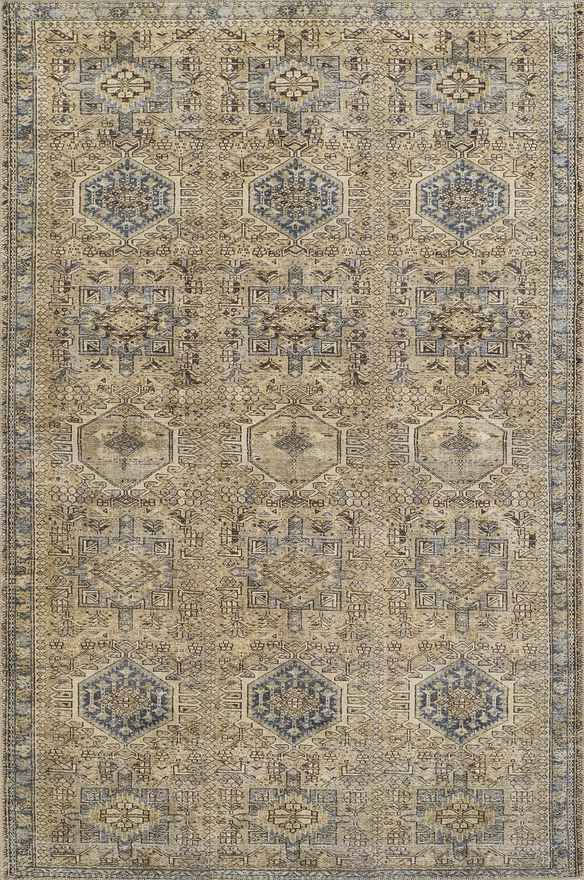 Ariana ARI-4 Blue Area Rug by Momeni