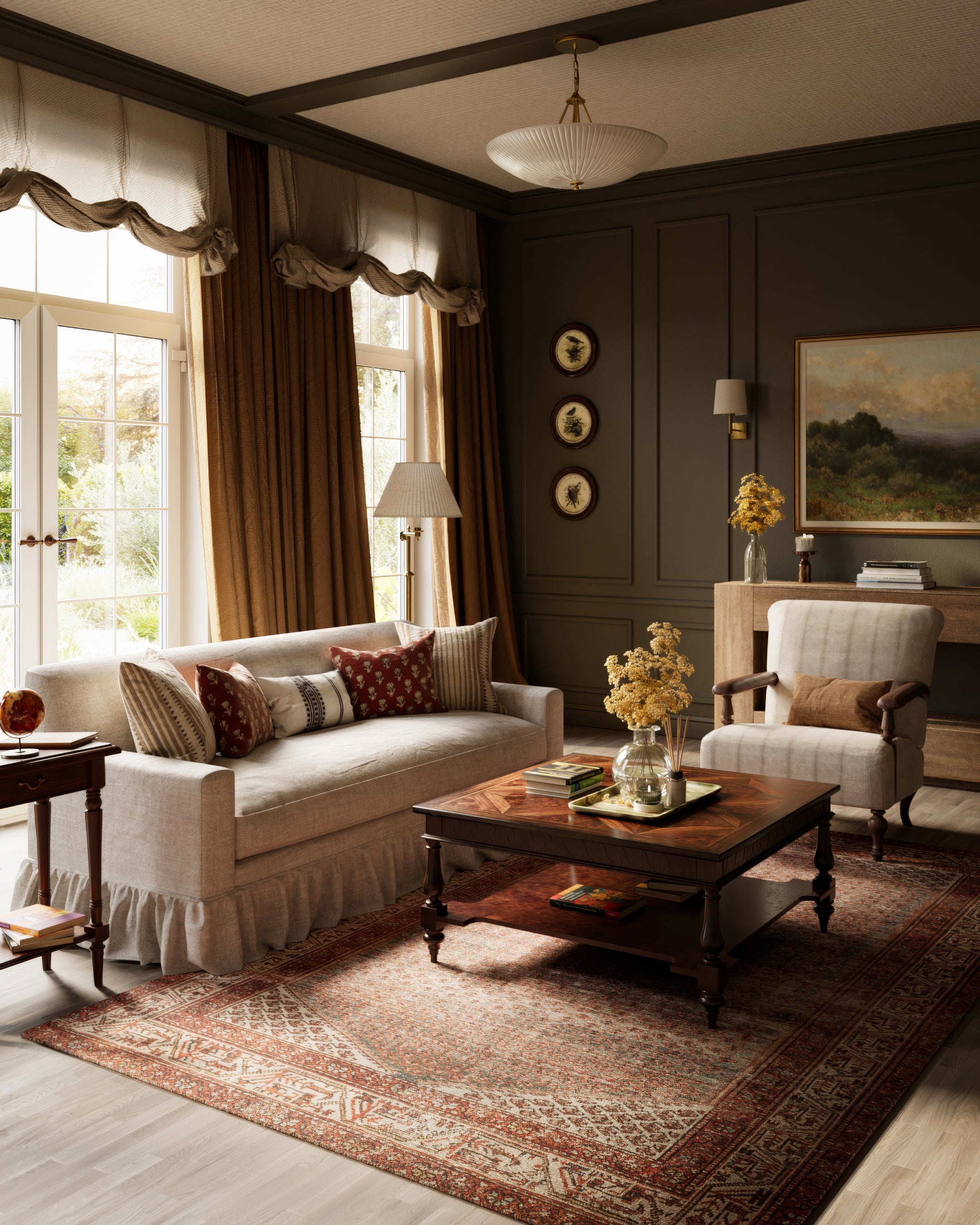 Momeni Ariana ARI-9 Rust Area Rug