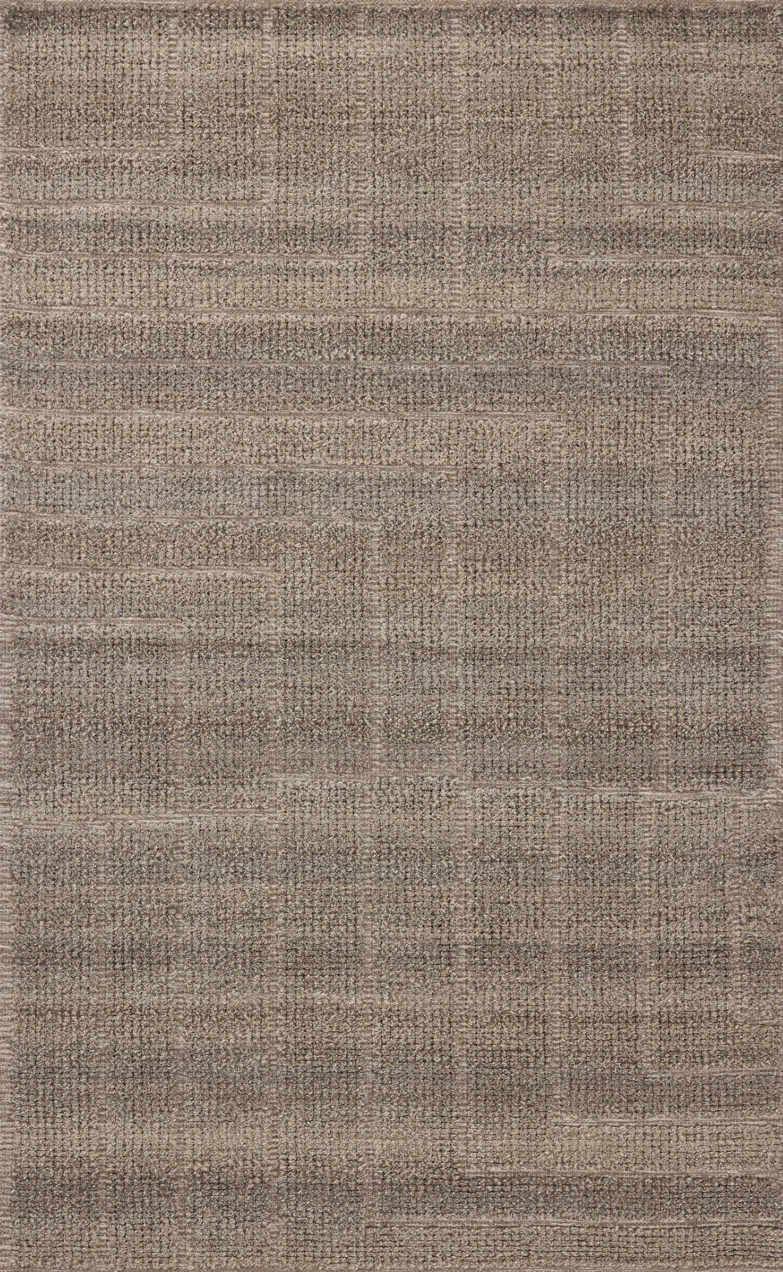 Crafted as a hand-loomed wool and cotton area rug, the Asha ASA-02 Bark Area Rug brings grounded bark warmth and contemporary character to your space