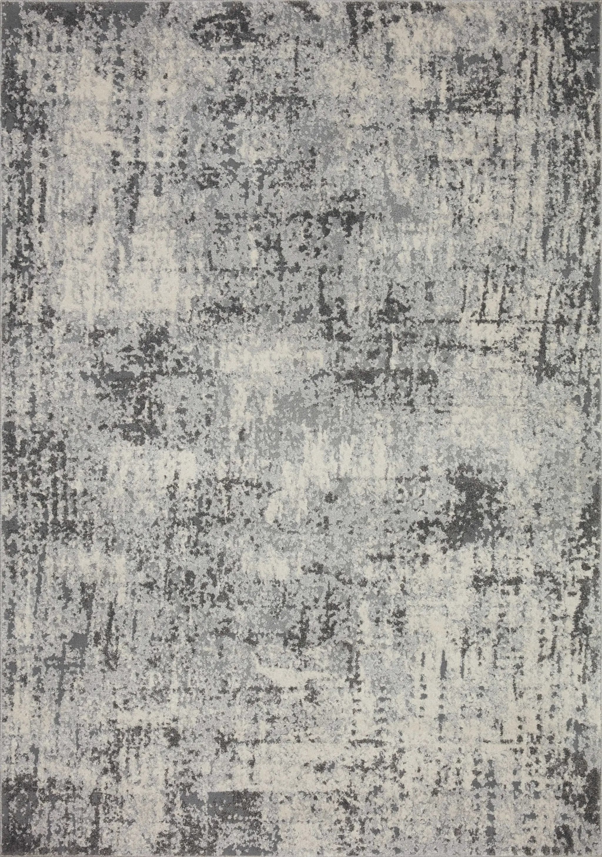 Austen AUS-01 Pebble / Charcoal Area Rug by Loloi