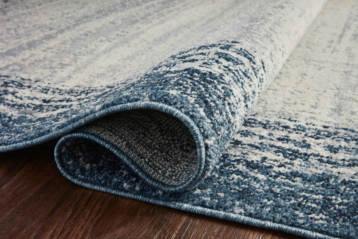 Austen AUS-02 Pebble / Blue Area Rug by Loloi