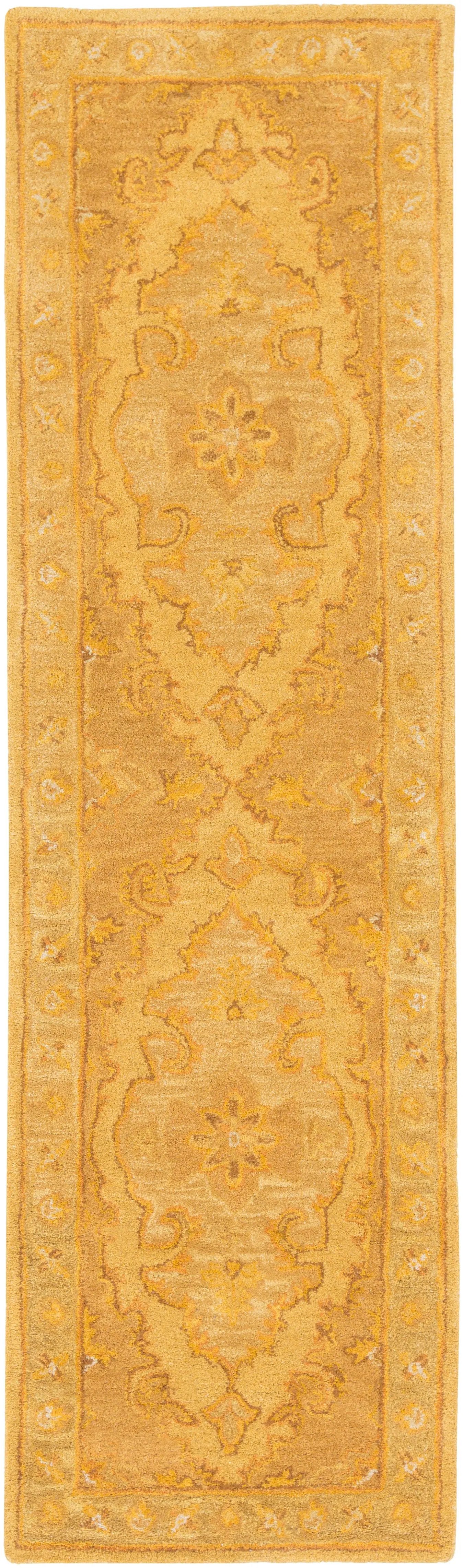 Middleton AWHR-2059 Yellow Area Rug by LIVABLISS